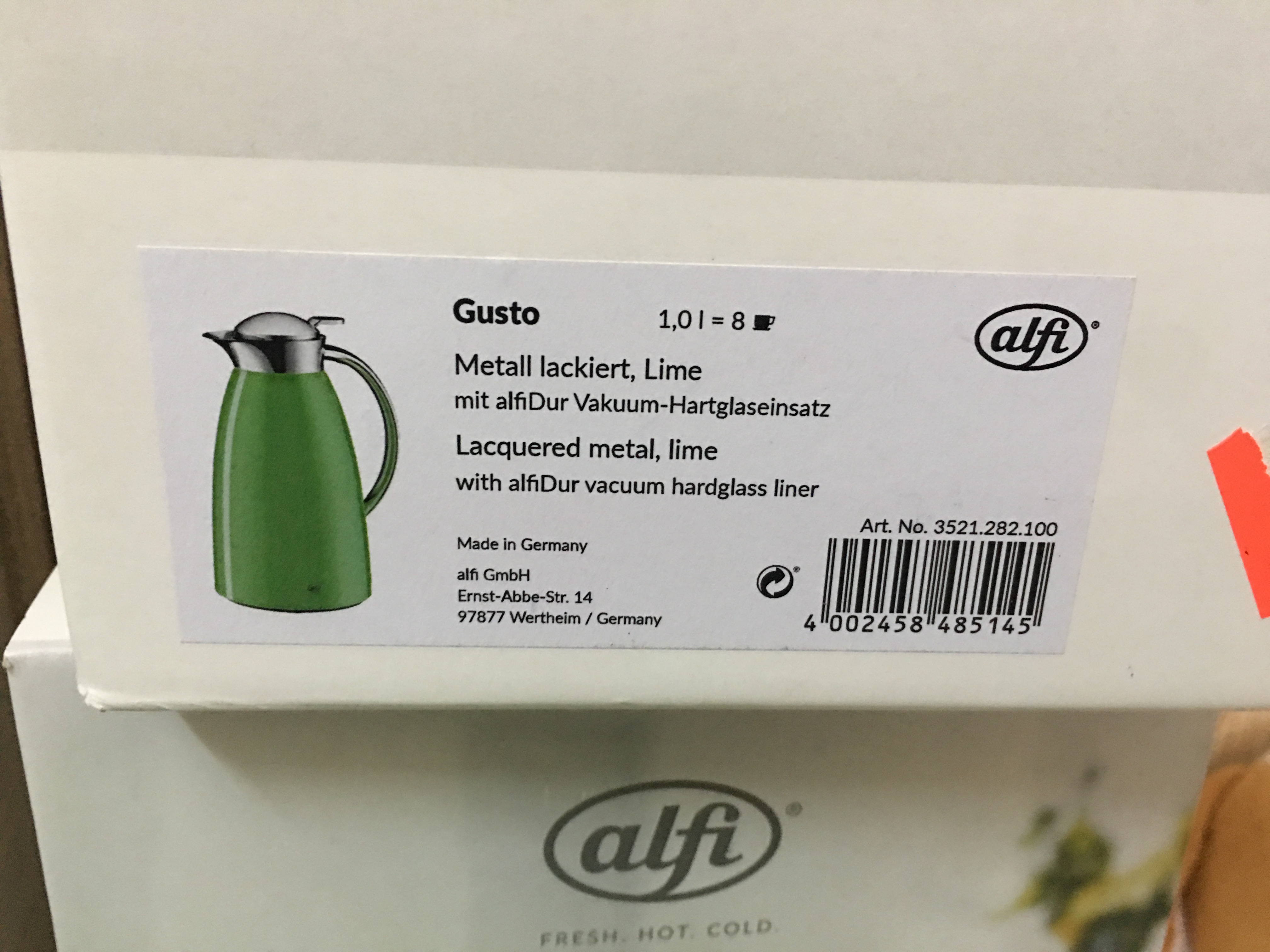 BÌNH GIỮ NHIỆT ALFI GUSTO MADE IN GERMANY 1 lít