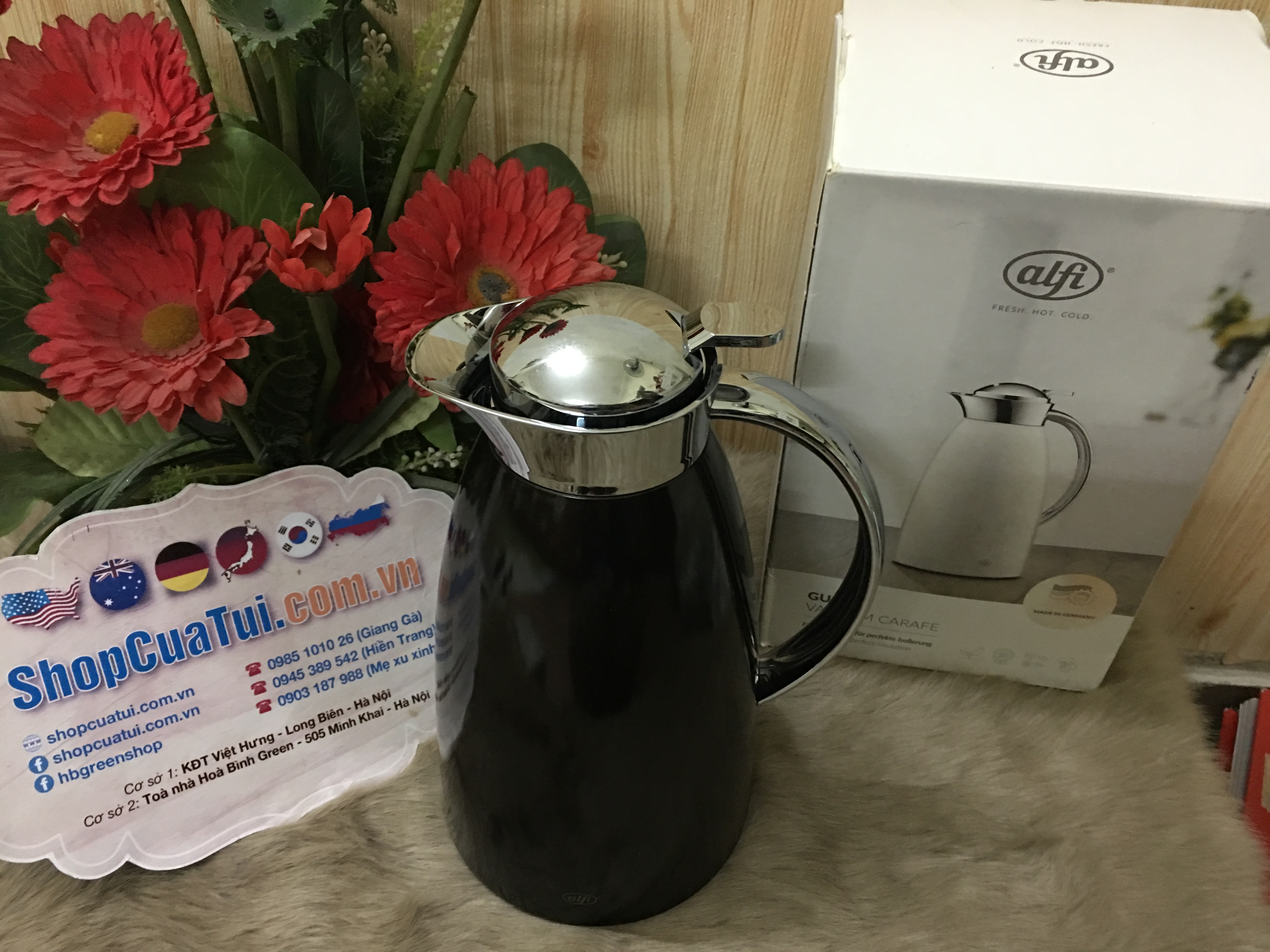BÌNH GIỮ NHIỆT ALFI GUSTO MADE IN GERMANY 1 lít