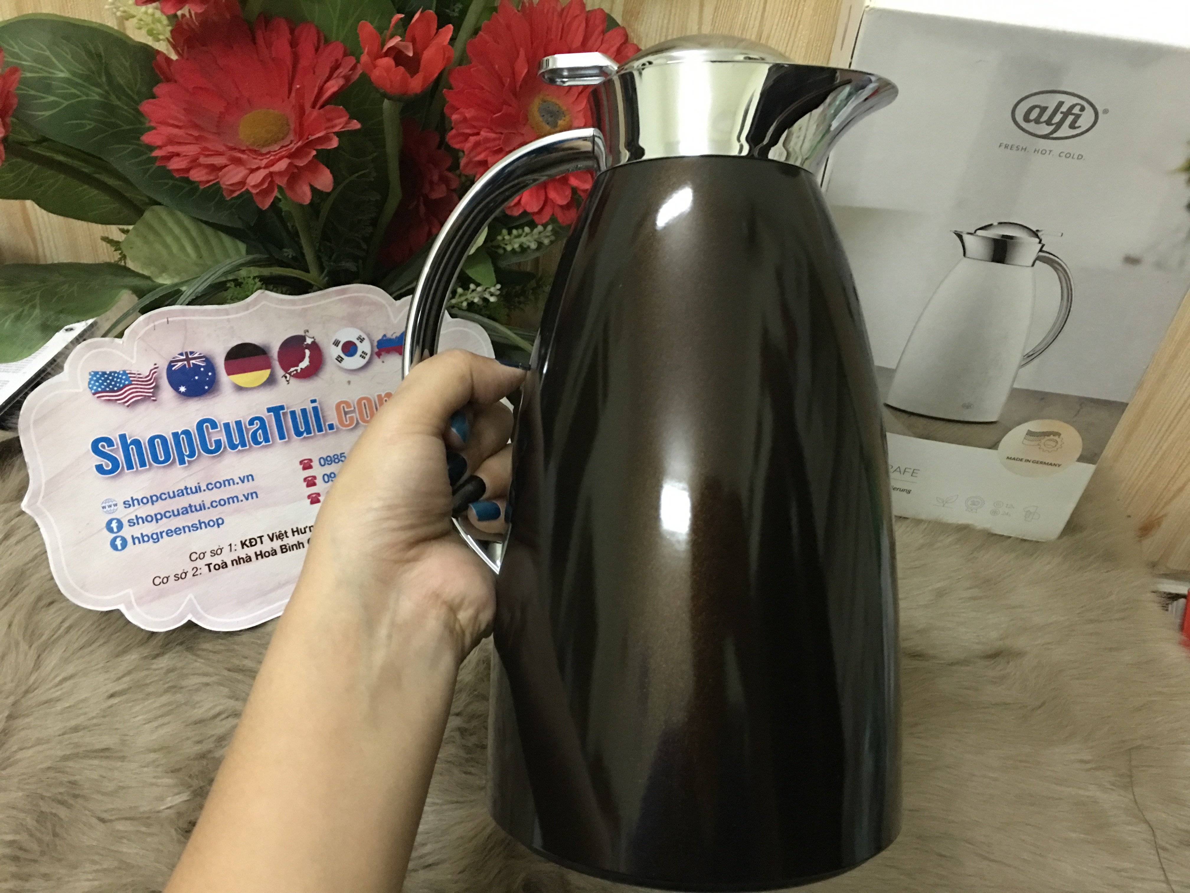 BÌNH GIỮ NHIỆT ALFI GUSTO MADE IN GERMANY 1 lít