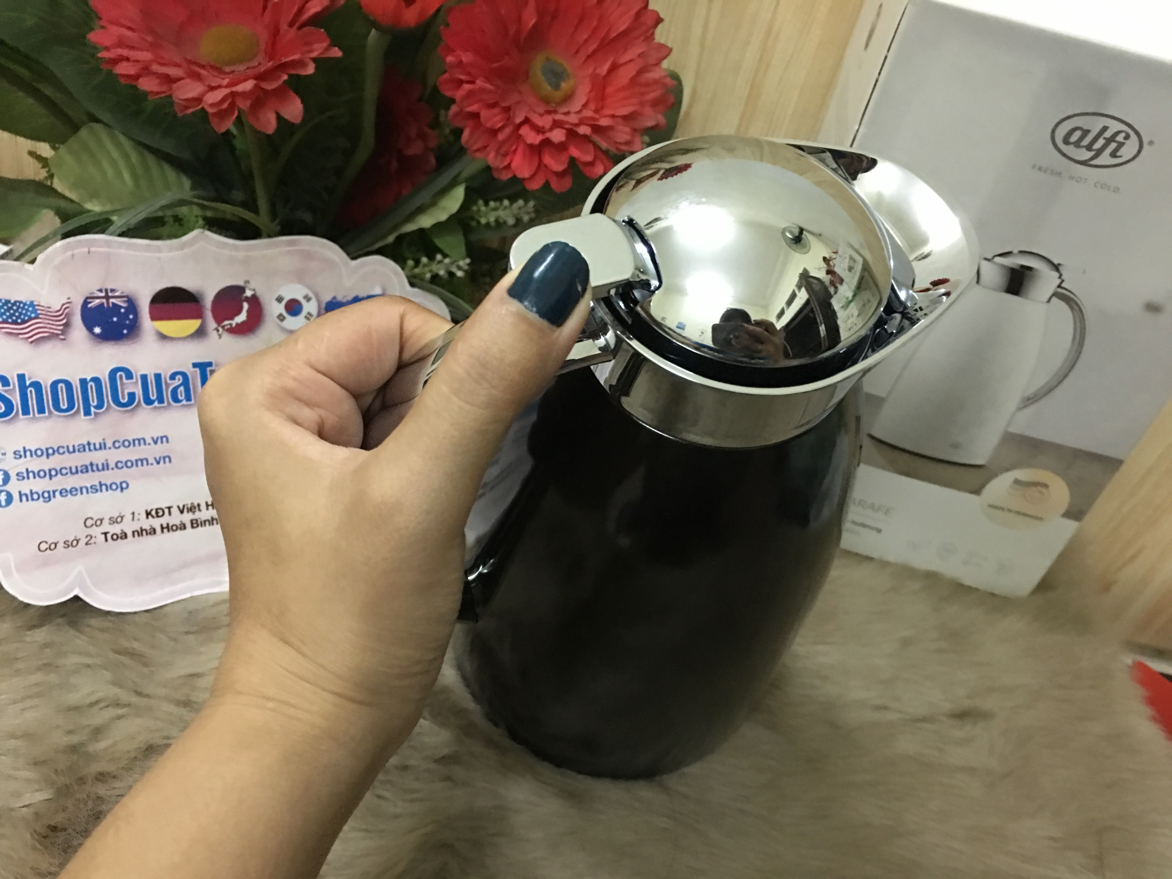 BÌNH GIỮ NHIỆT ALFI GUSTO MADE IN GERMANY 1 lít