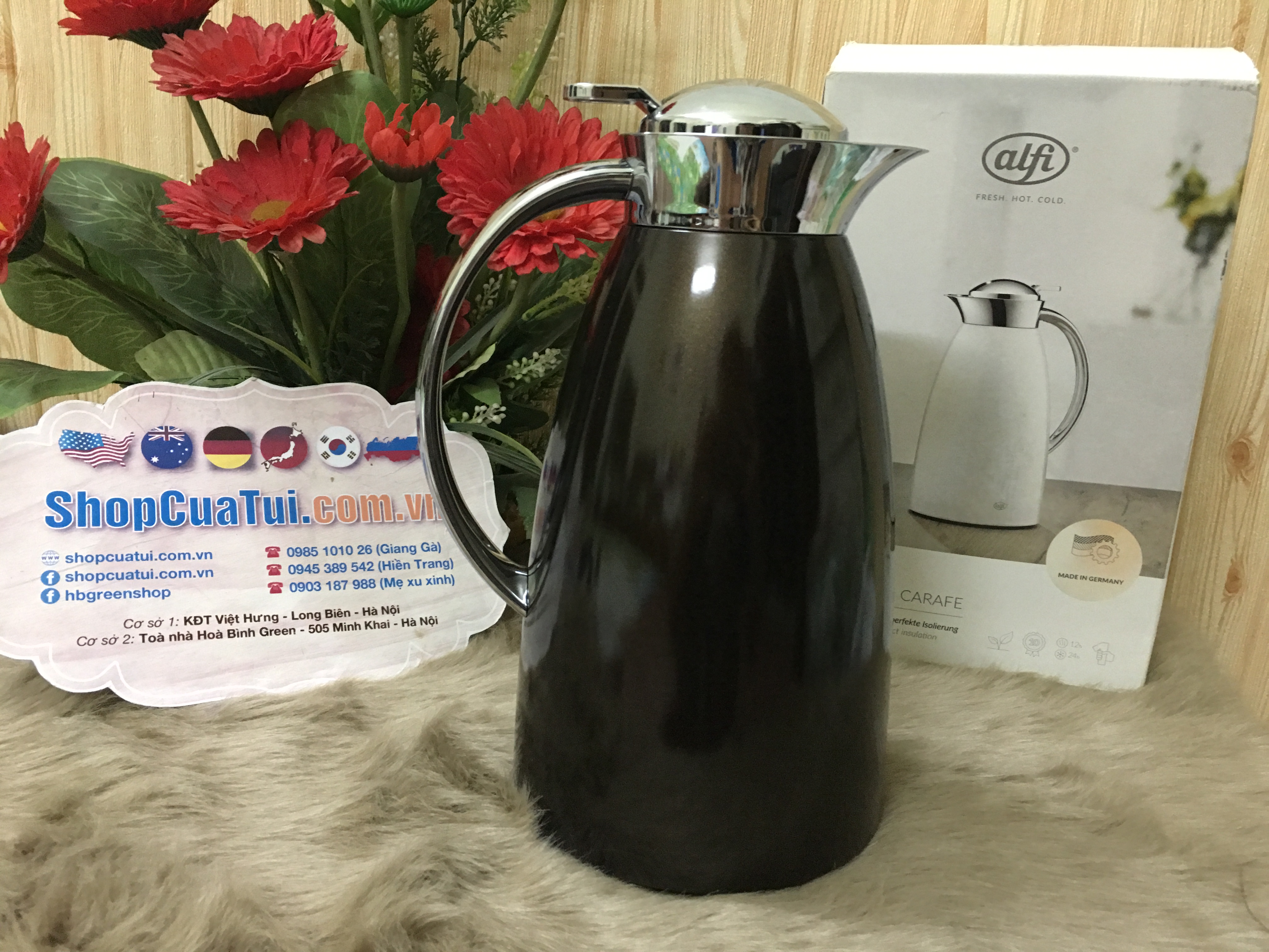 BÌNH GIỮ NHIỆT ALFI GUSTO MADE IN GERMANY 1 lít