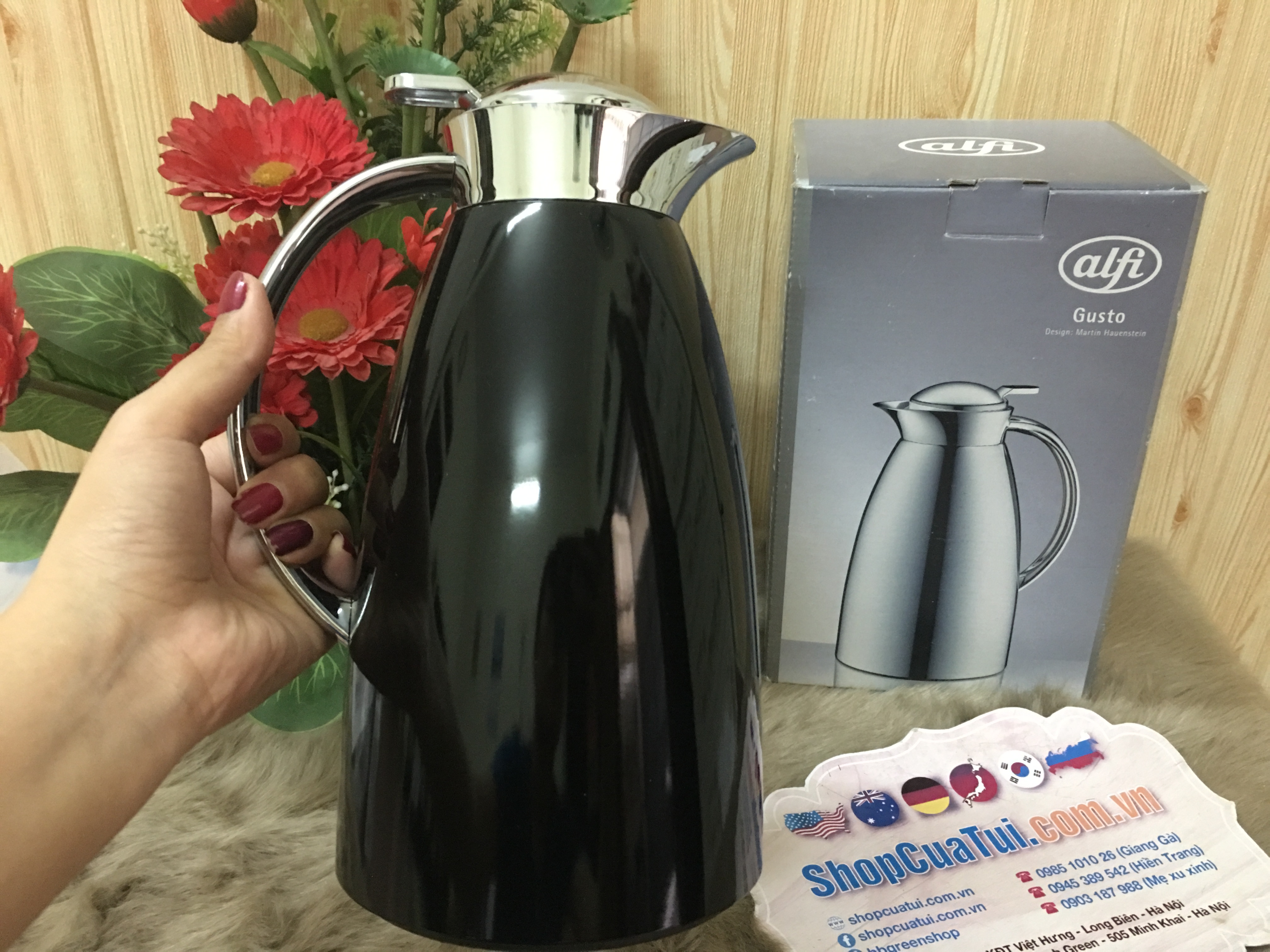 BÌNH GIỮ NHIỆT ALFI GUSTO MADE IN GERMANY 1 lít
