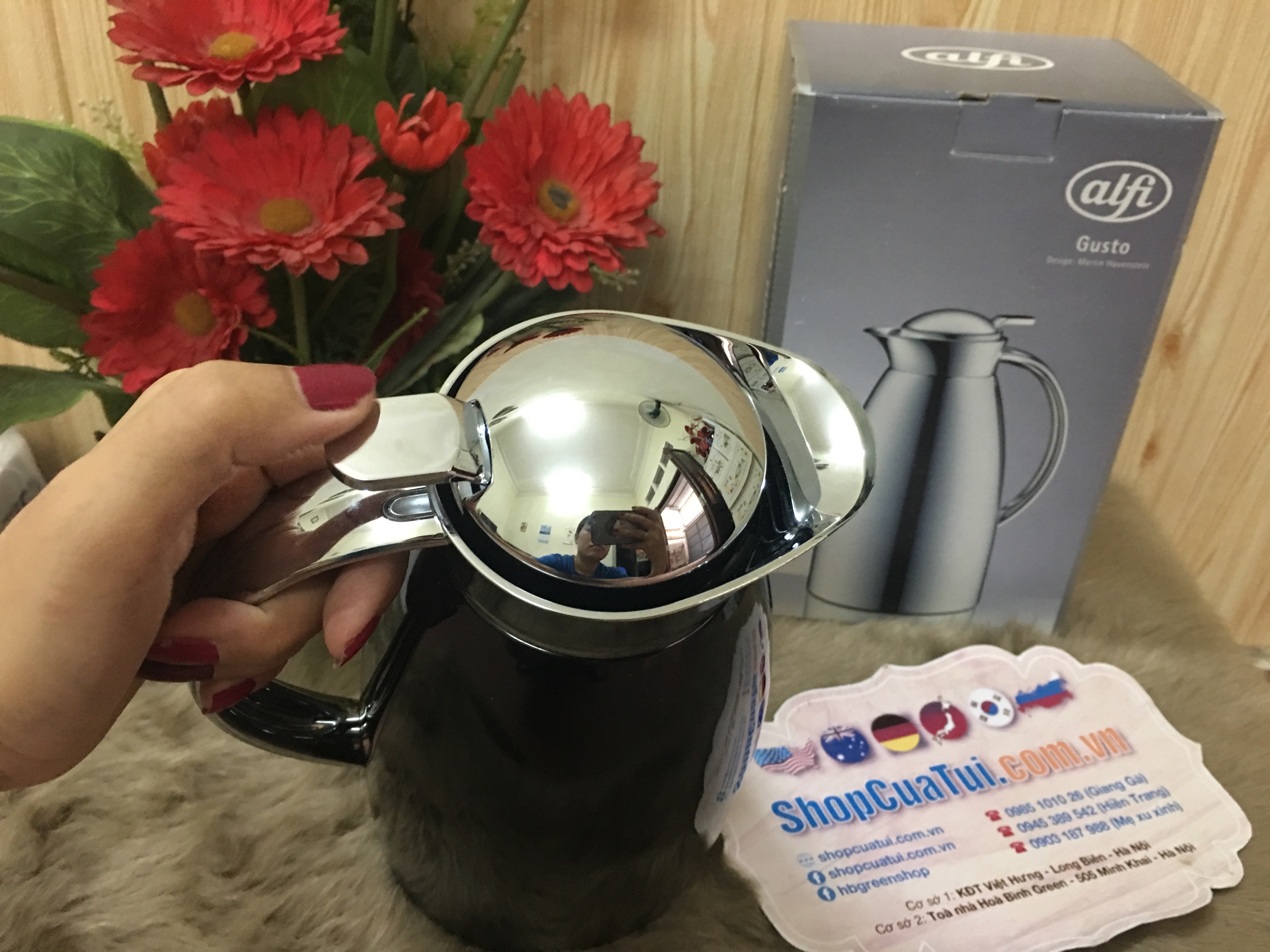 BÌNH GIỮ NHIỆT ALFI GUSTO MADE IN GERMANY 1 lít