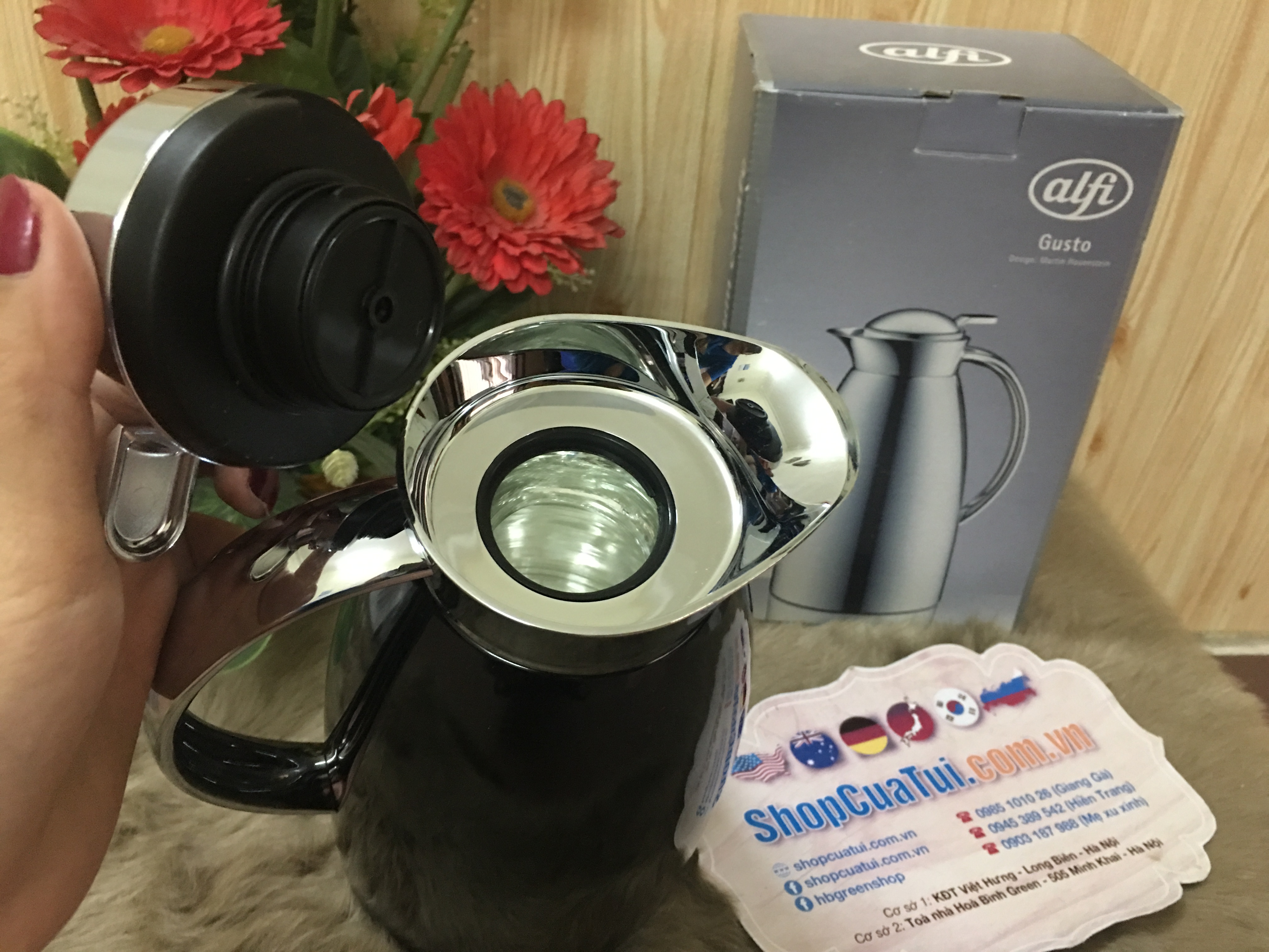 BÌNH GIỮ NHIỆT ALFI GUSTO MADE IN GERMANY 1 lít