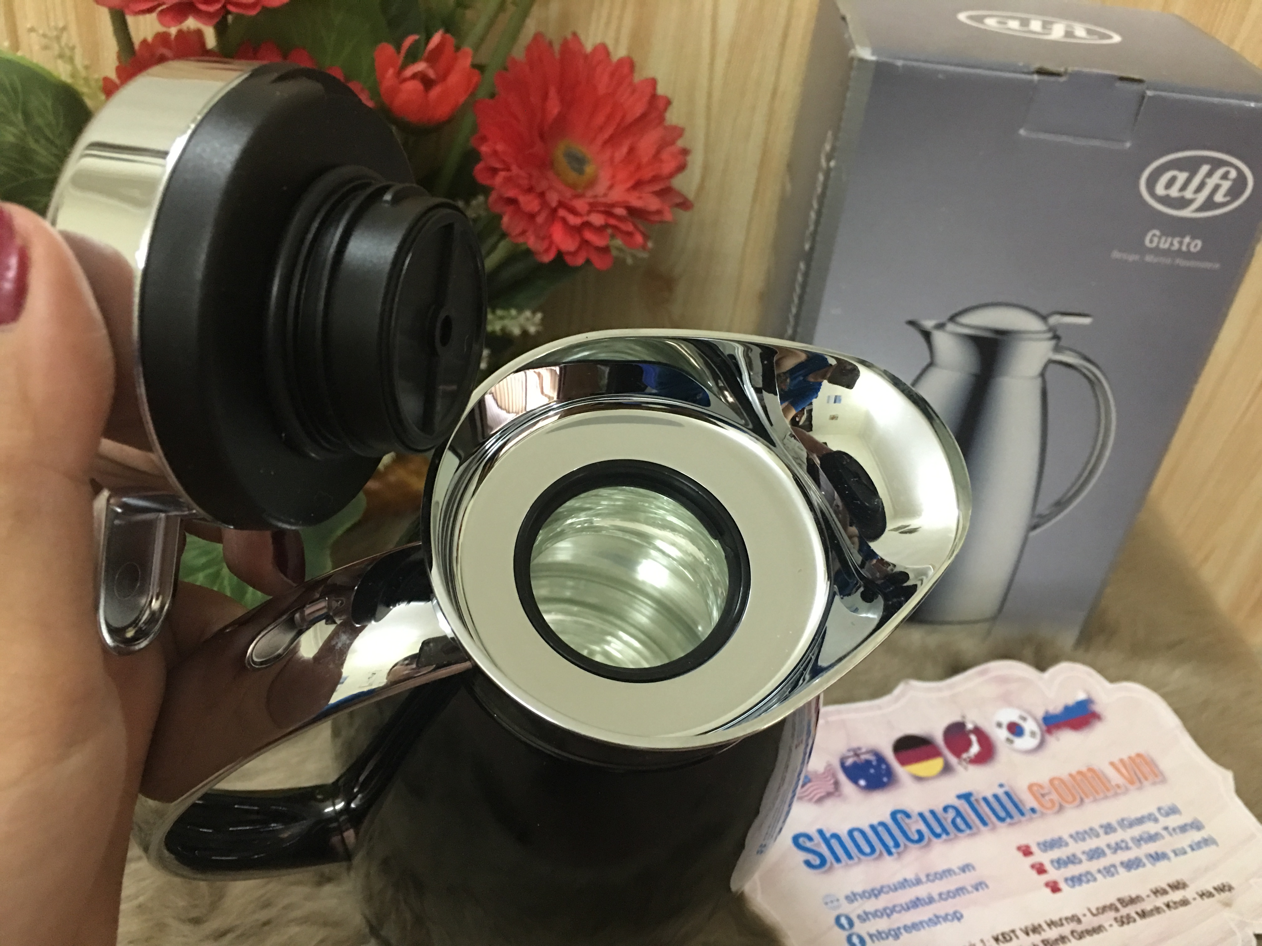 BÌNH GIỮ NHIỆT ALFI GUSTO MADE IN GERMANY 1 lít