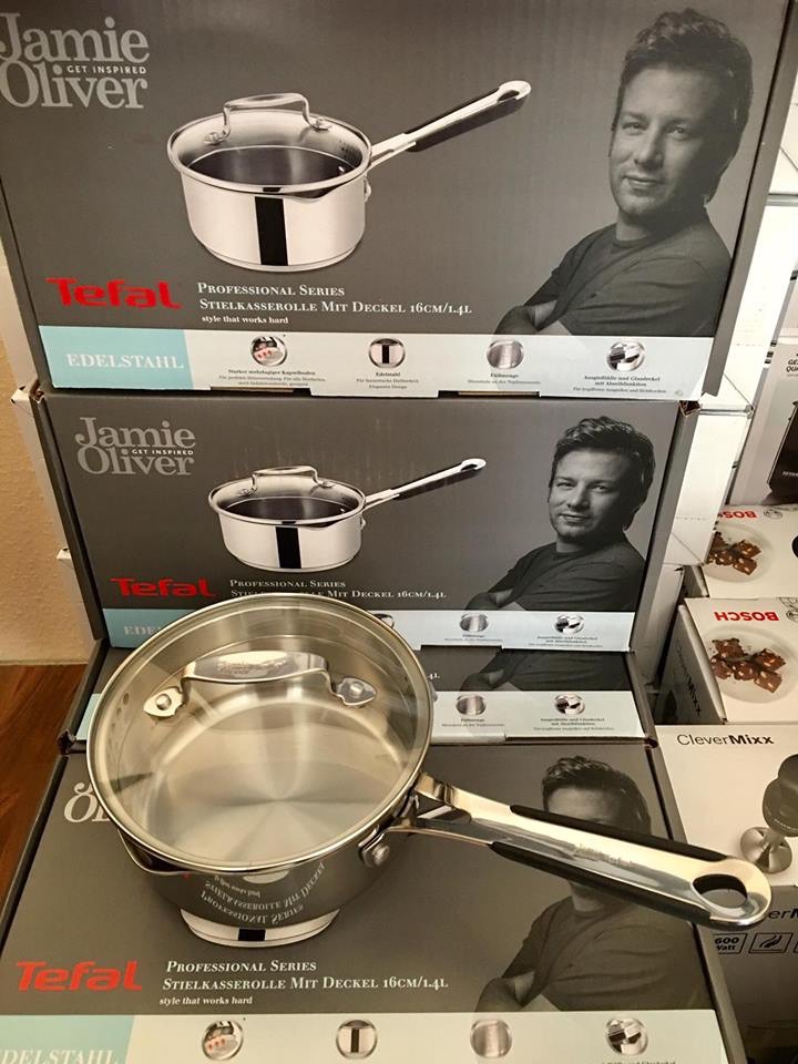 QUÁNH TEFAL 16 CM VUNG KÍNH