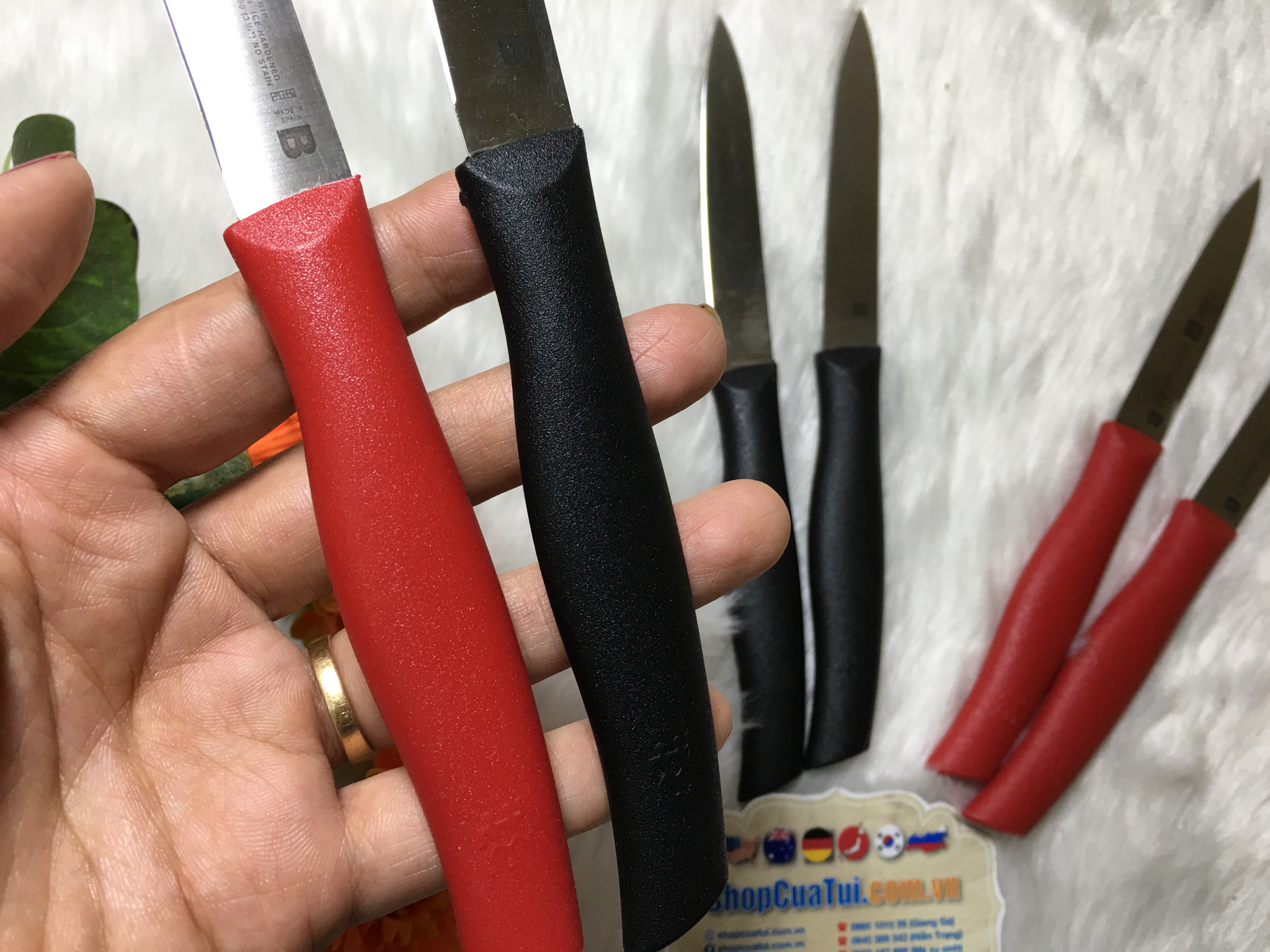 dao gọt, tỉa hoa quả Zwilling 9cm.