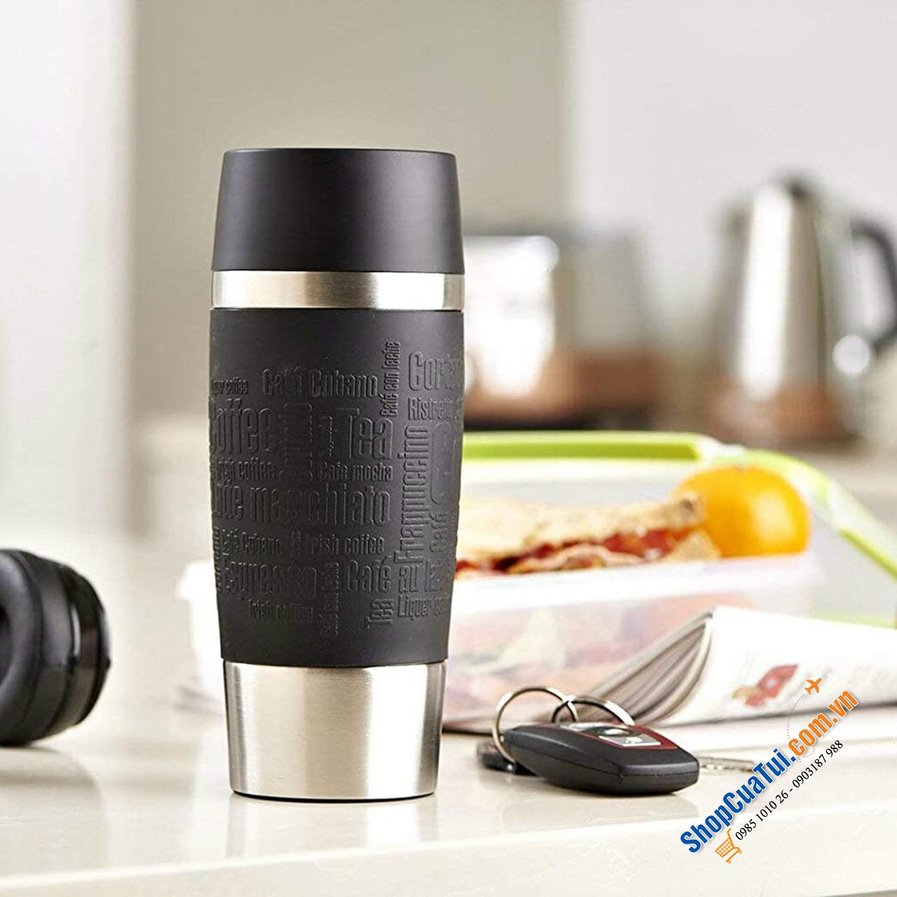 Bình/ cốc giữ nhiệt Emsa Travel Mug 0,36l