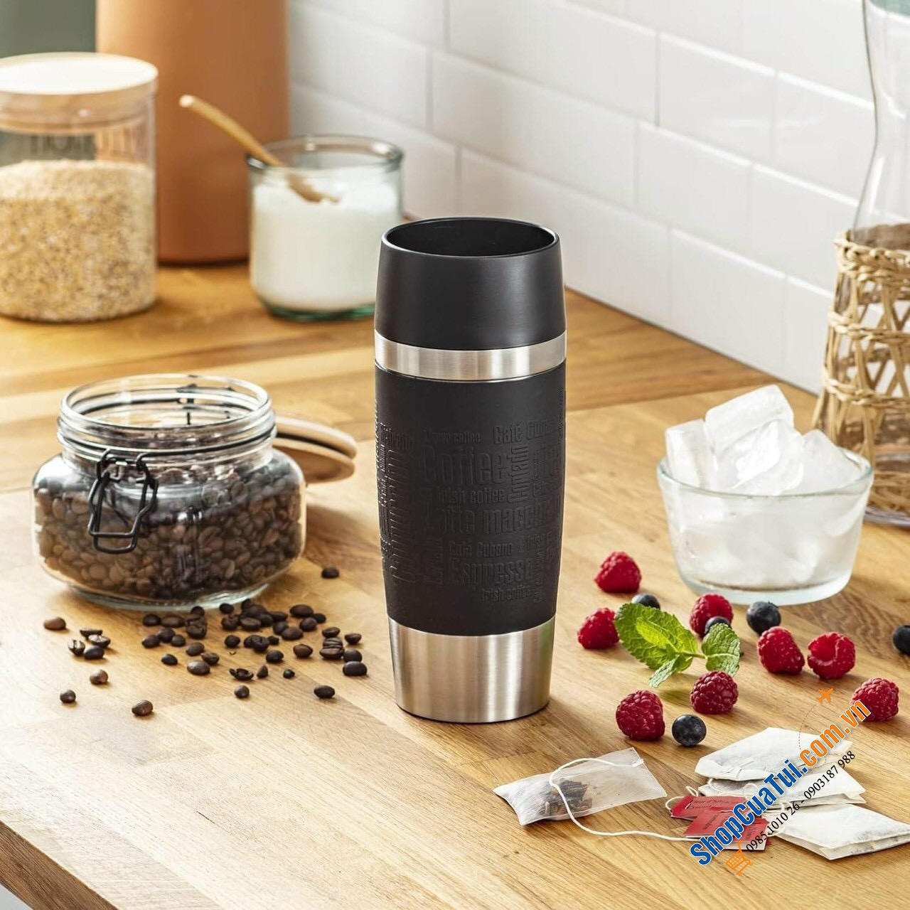 Bình/ cốc giữ nhiệt Emsa Travel Mug 0,36l