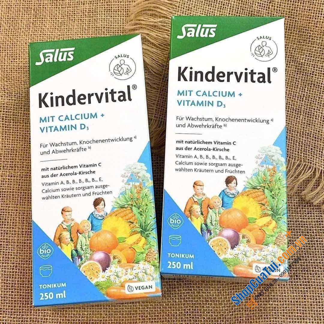 SIRO KINDERVITAL 250ml TĂNG CHIỀU CAO-GIÚP CHẮC XƯƠNG CHO TRẺ NHỎ - Hàng Đức