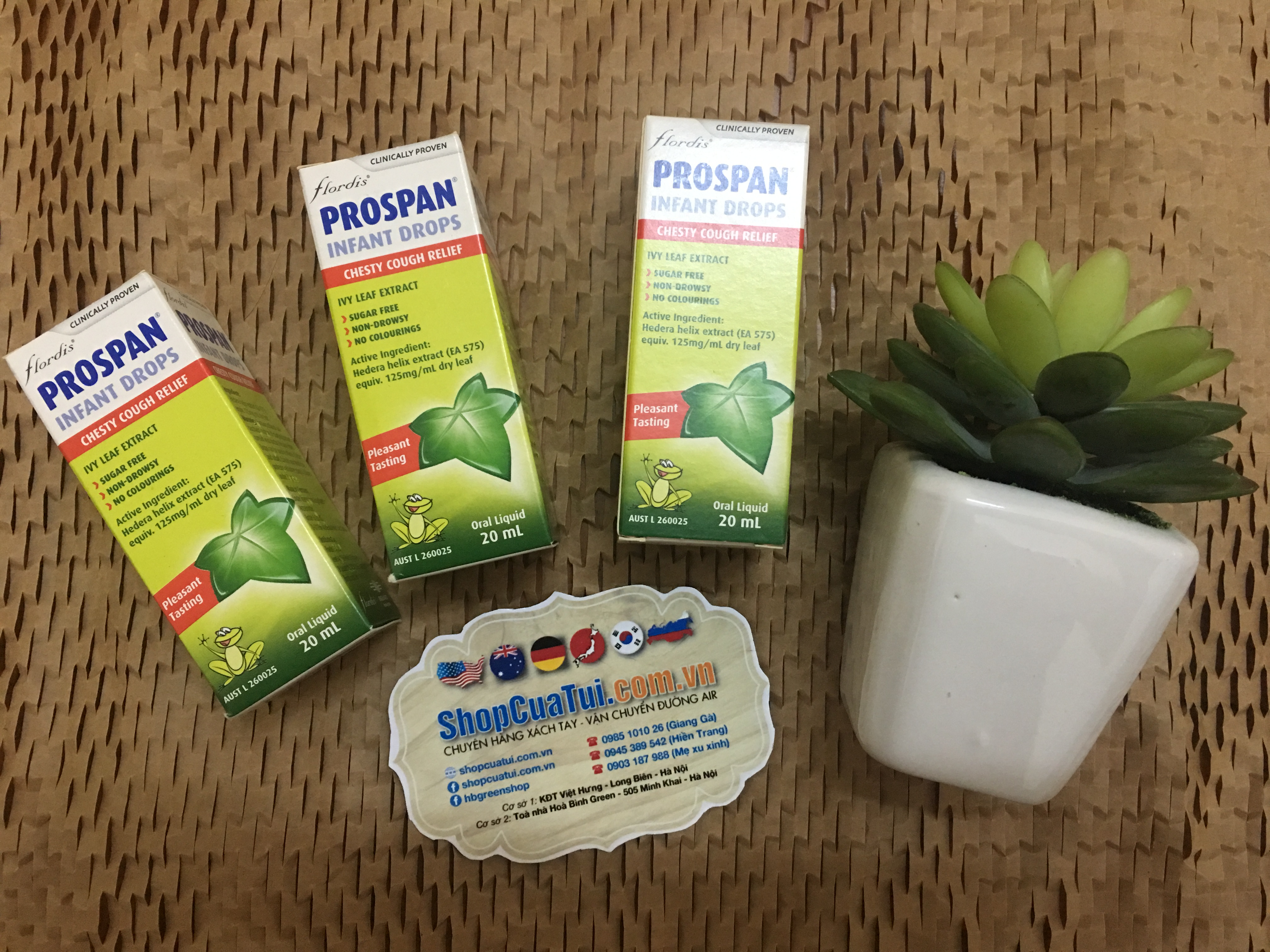 Tinh chất thuốc chữa ho Prospan Infant Drops Úc (20ml)