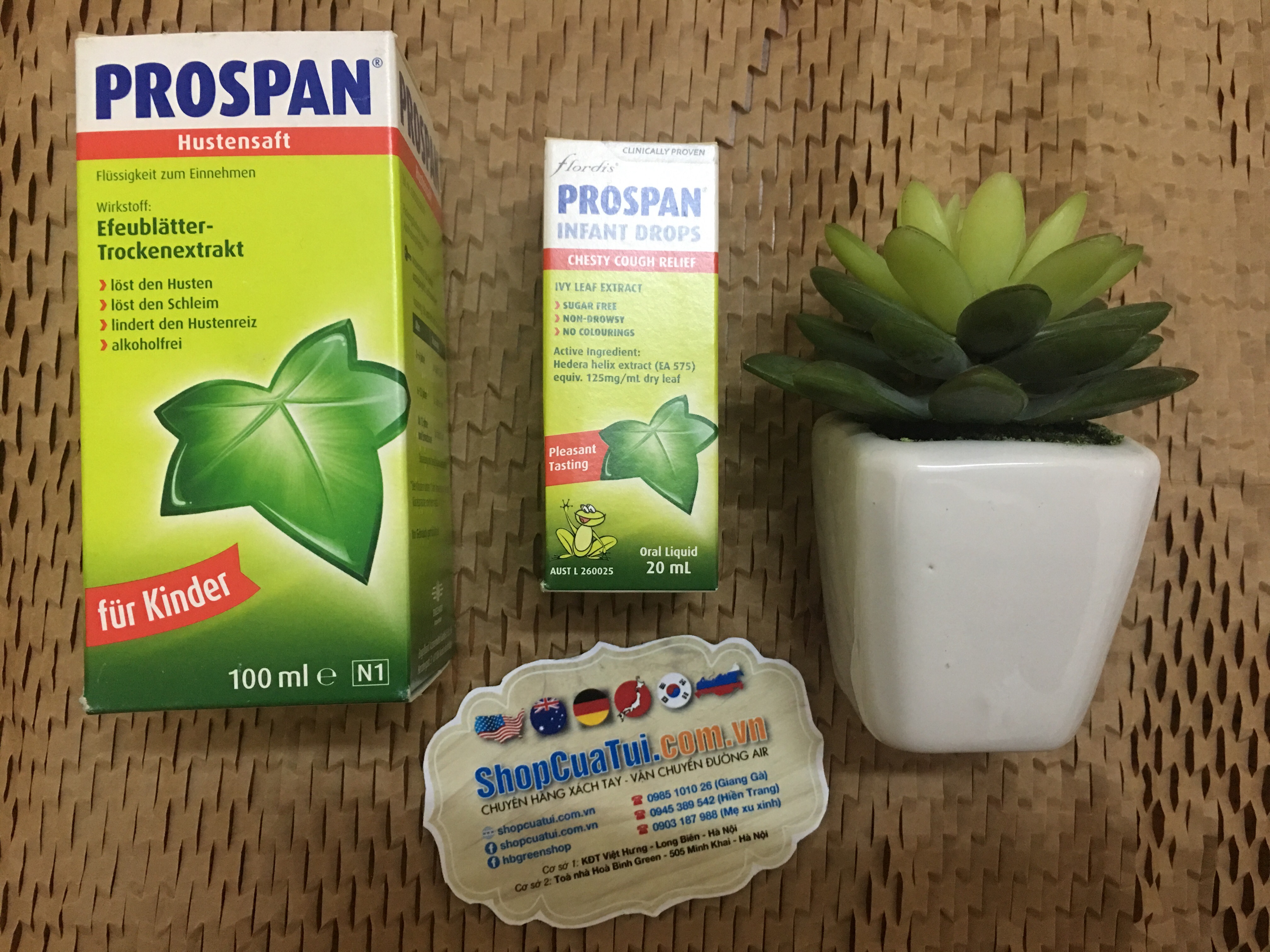 Tinh chất thuốc chữa ho Prospan Infant Drops Úc (20ml)