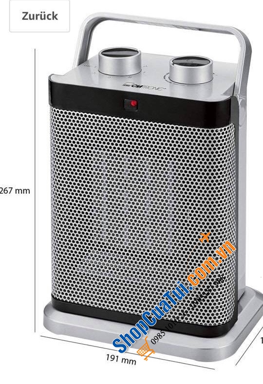 Quạt sưởi Clatronic HL 3631 Heizlüfter