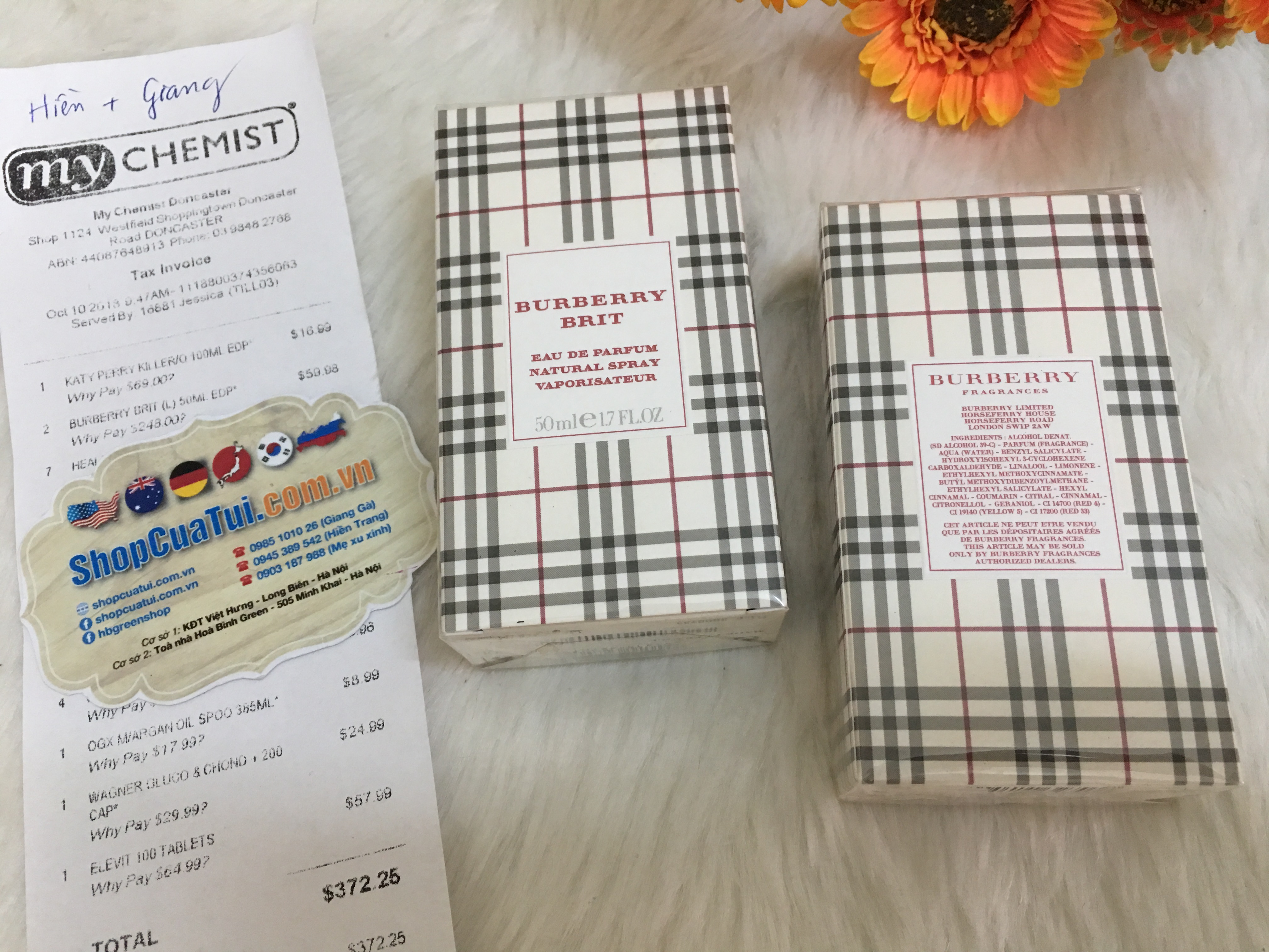Nước Hoa Nữ Burberry Brit Eau De EDP 50ml