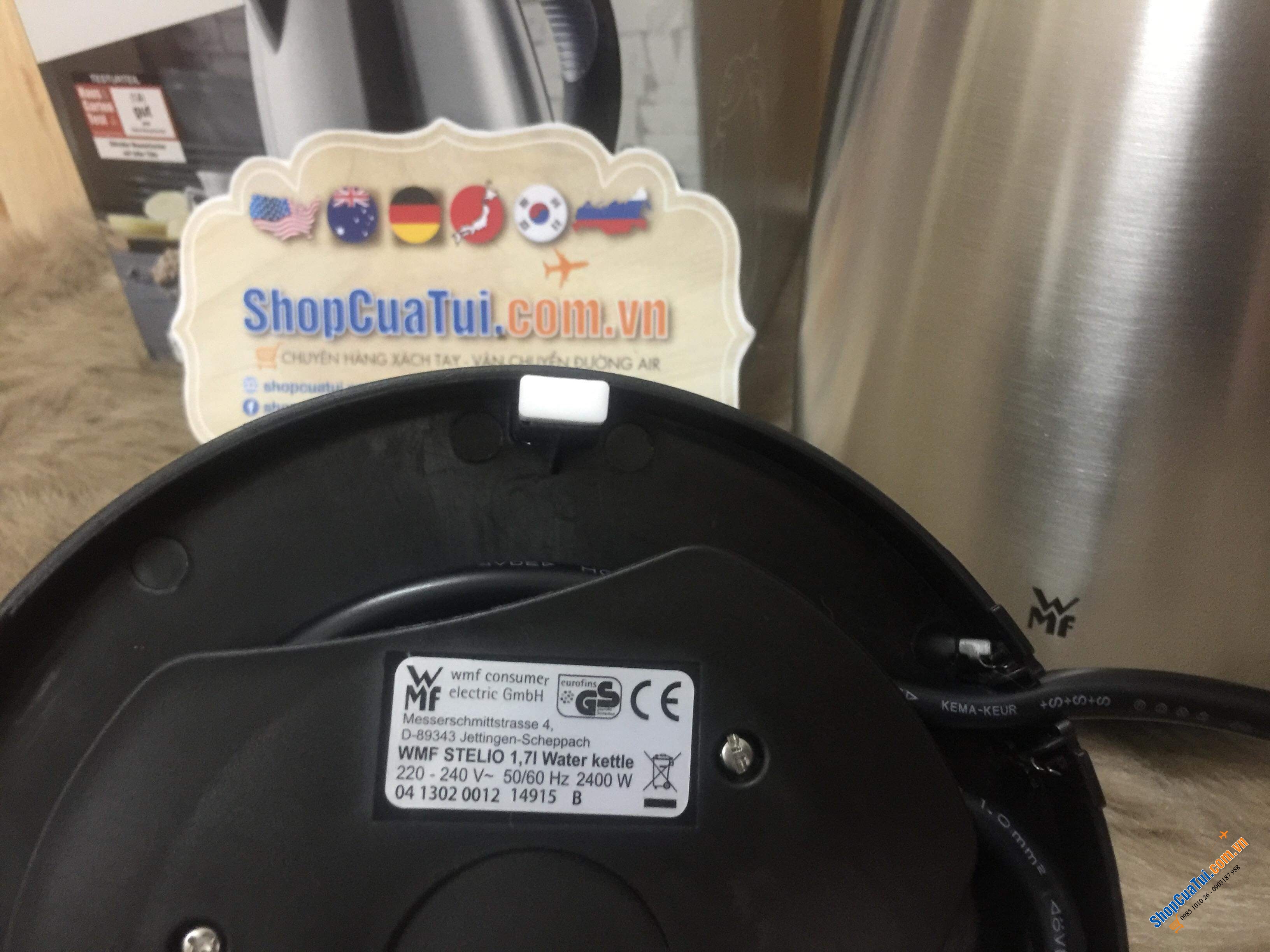 Ấm siêu tốc WMF STELIO 1,7 LIT