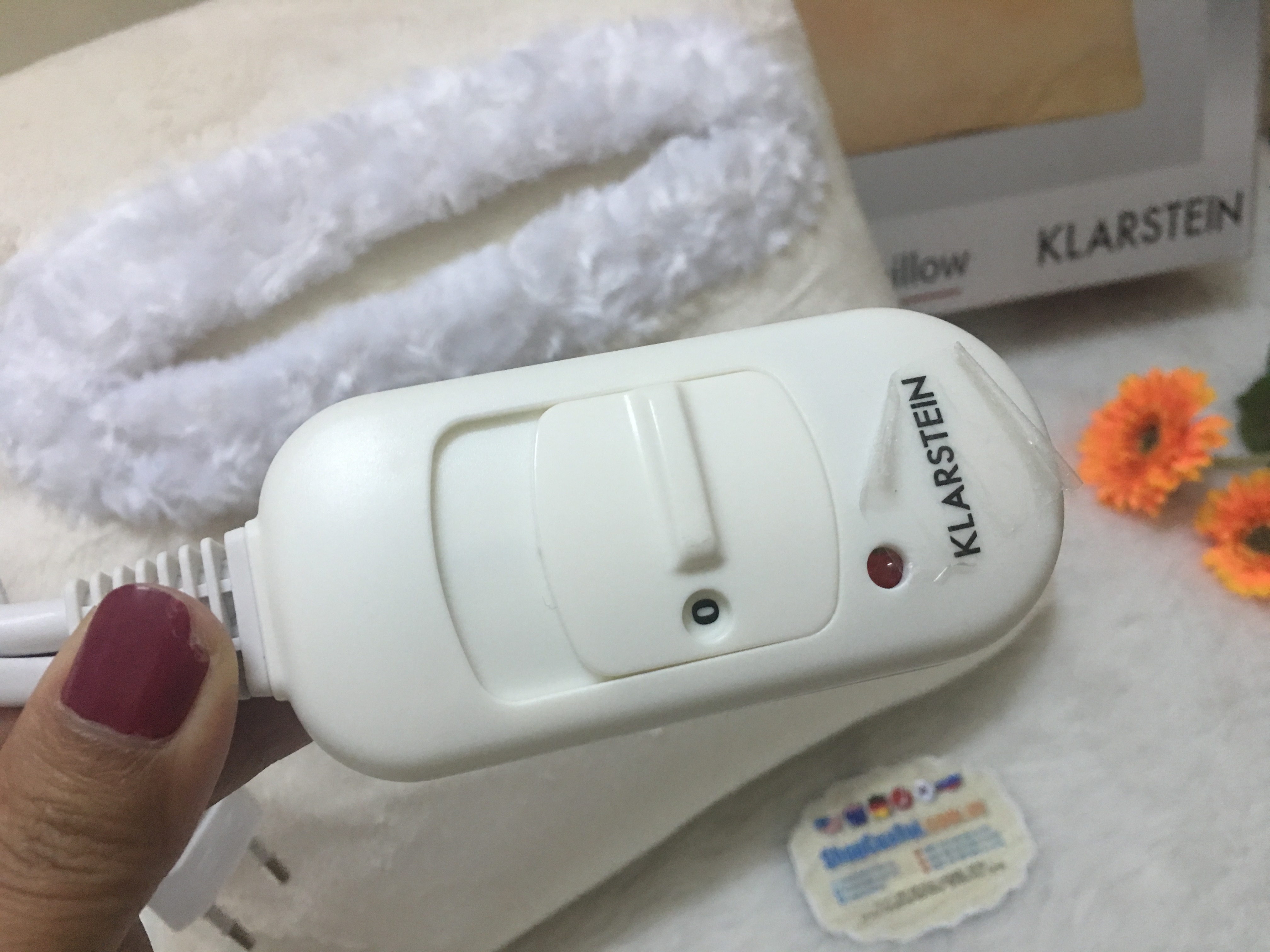 GỐI ĐIỆN ẤM LÔNG CỪU KLARSTEIN 
