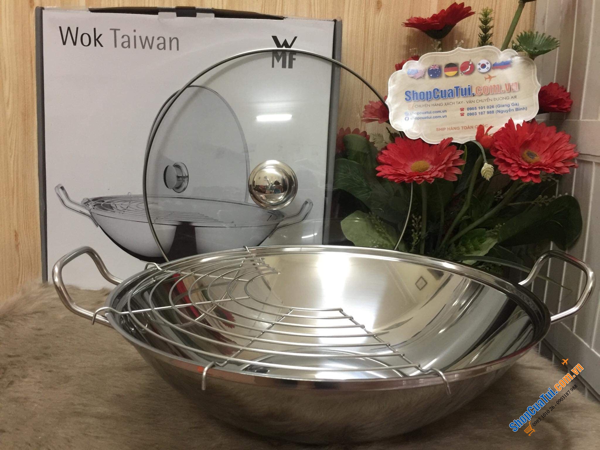 Chảo đa năng wmf wok taiwan 36cm