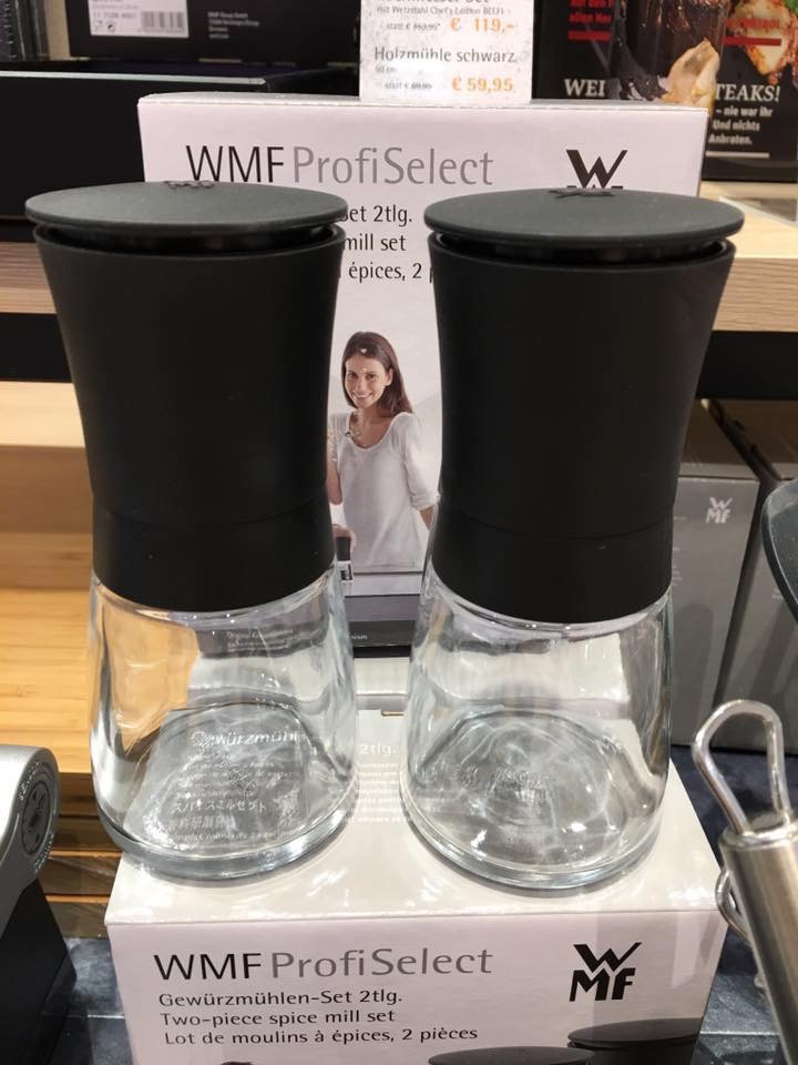 Set 2 lọ xay muối tiêu WMF.