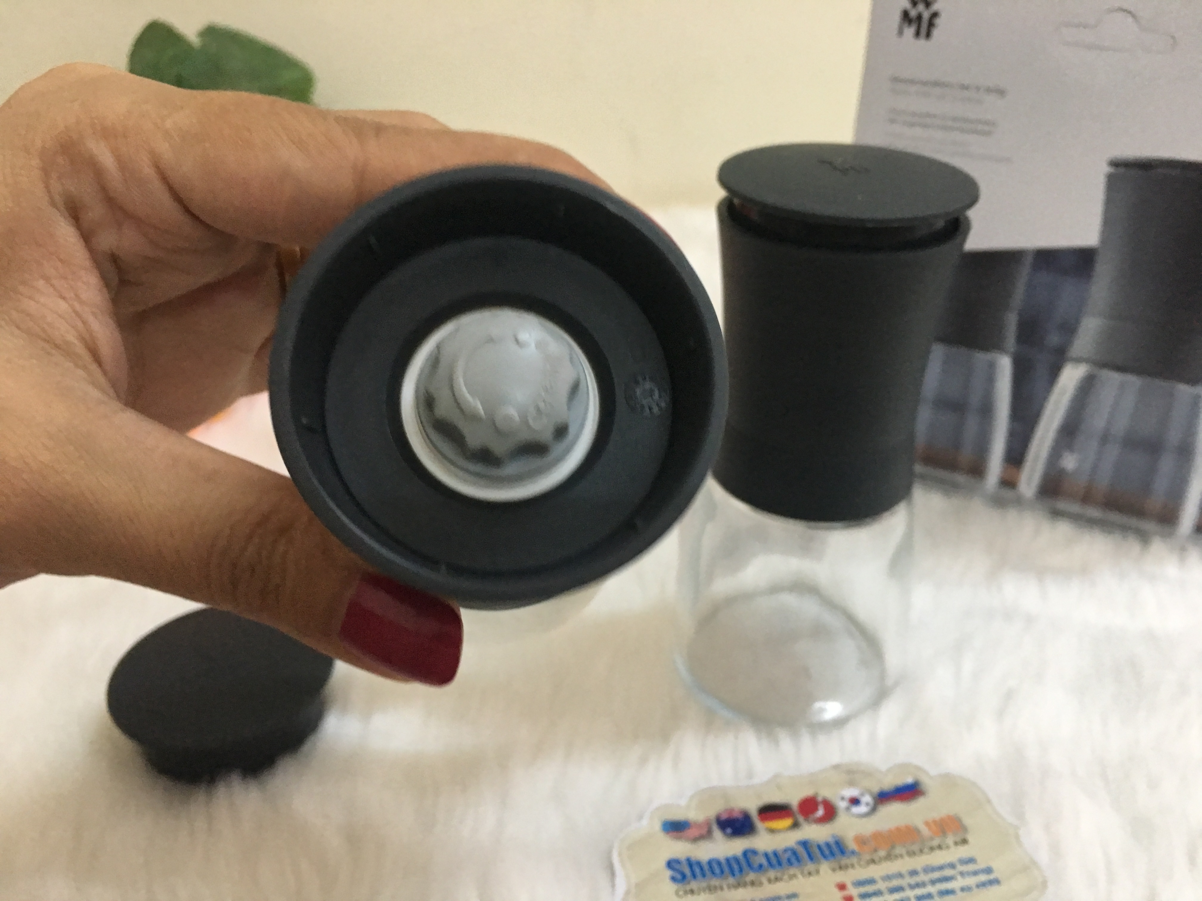 Set 2 lọ xay muối tiêu WMF.