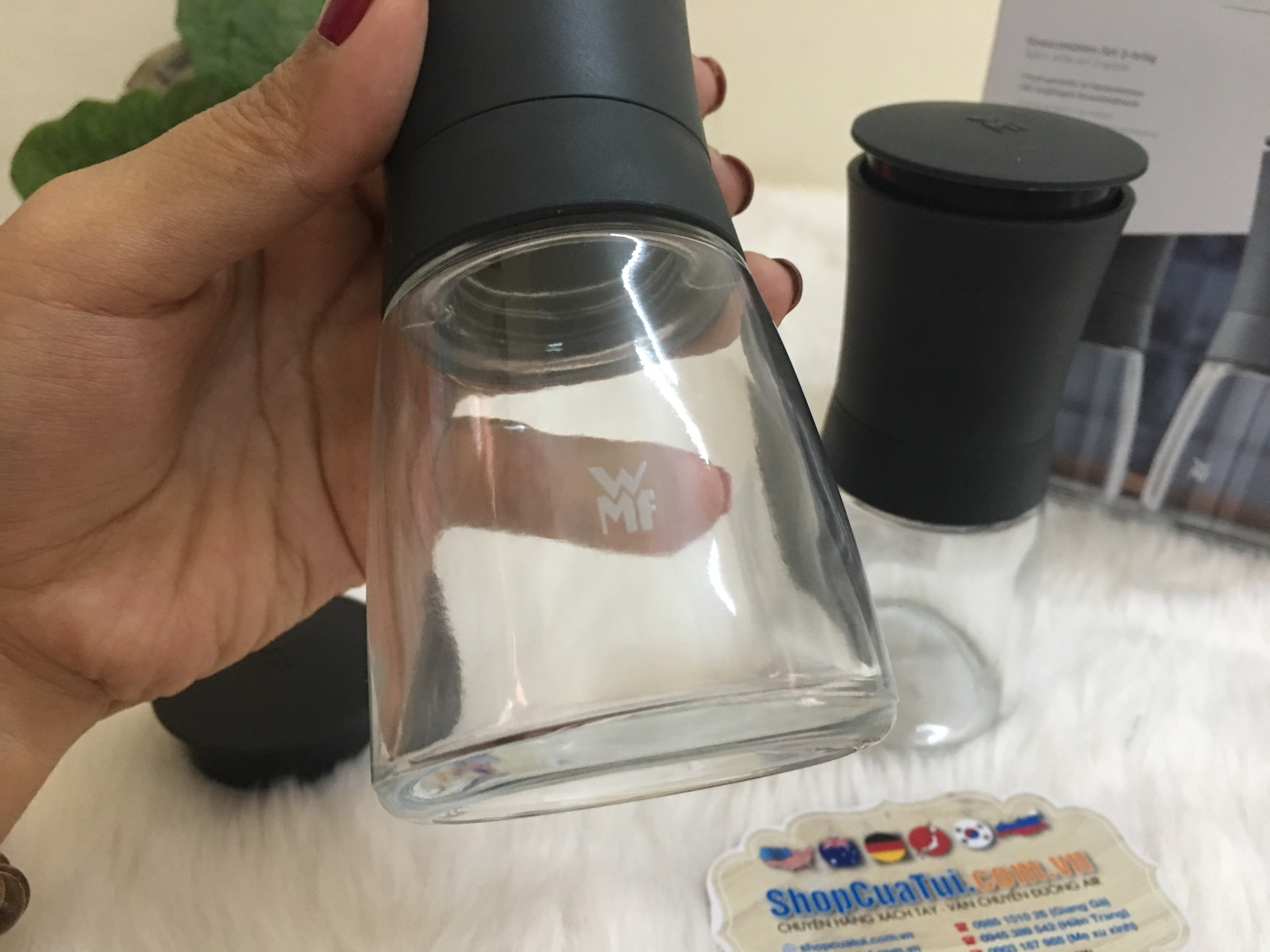 Set 2 lọ xay muối tiêu WMF.