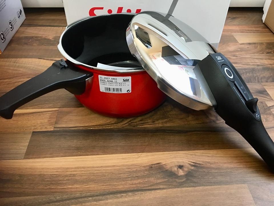 NỒI ÁP SUẤT SILIT SICOMATIC ĐỎ CHỐNG DÍNH  - MADE IN GERMANY 
