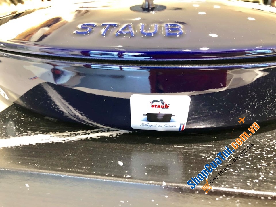 NỒI OVAL STAUB CÁ CHÉP - MADE IN FRANCE - Phi 34 x 24 cm