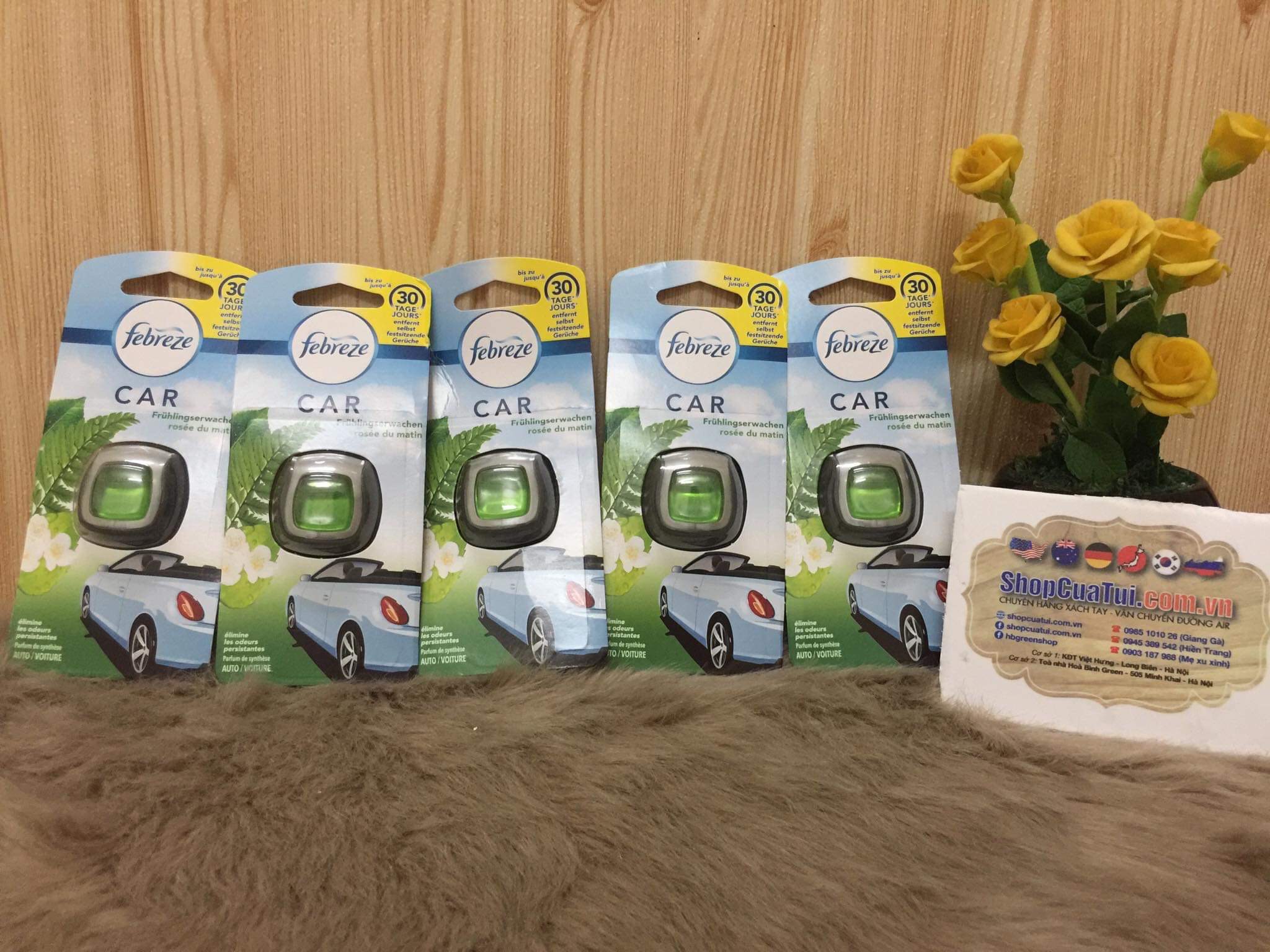 NƯỚC HOA Ô TÔ FEBREZE, ĐỨC
