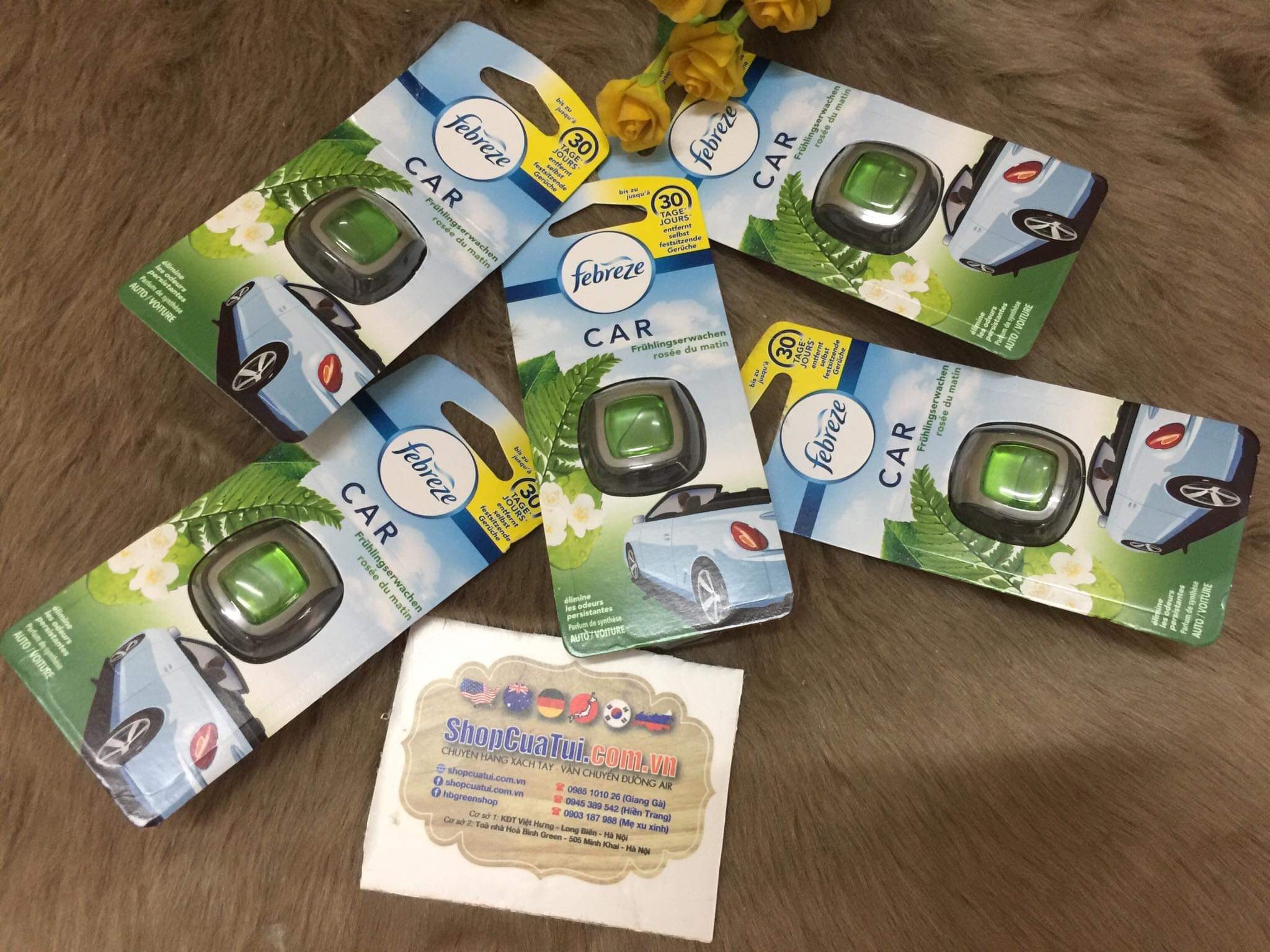 NƯỚC HOA Ô TÔ FEBREZE, ĐỨC
