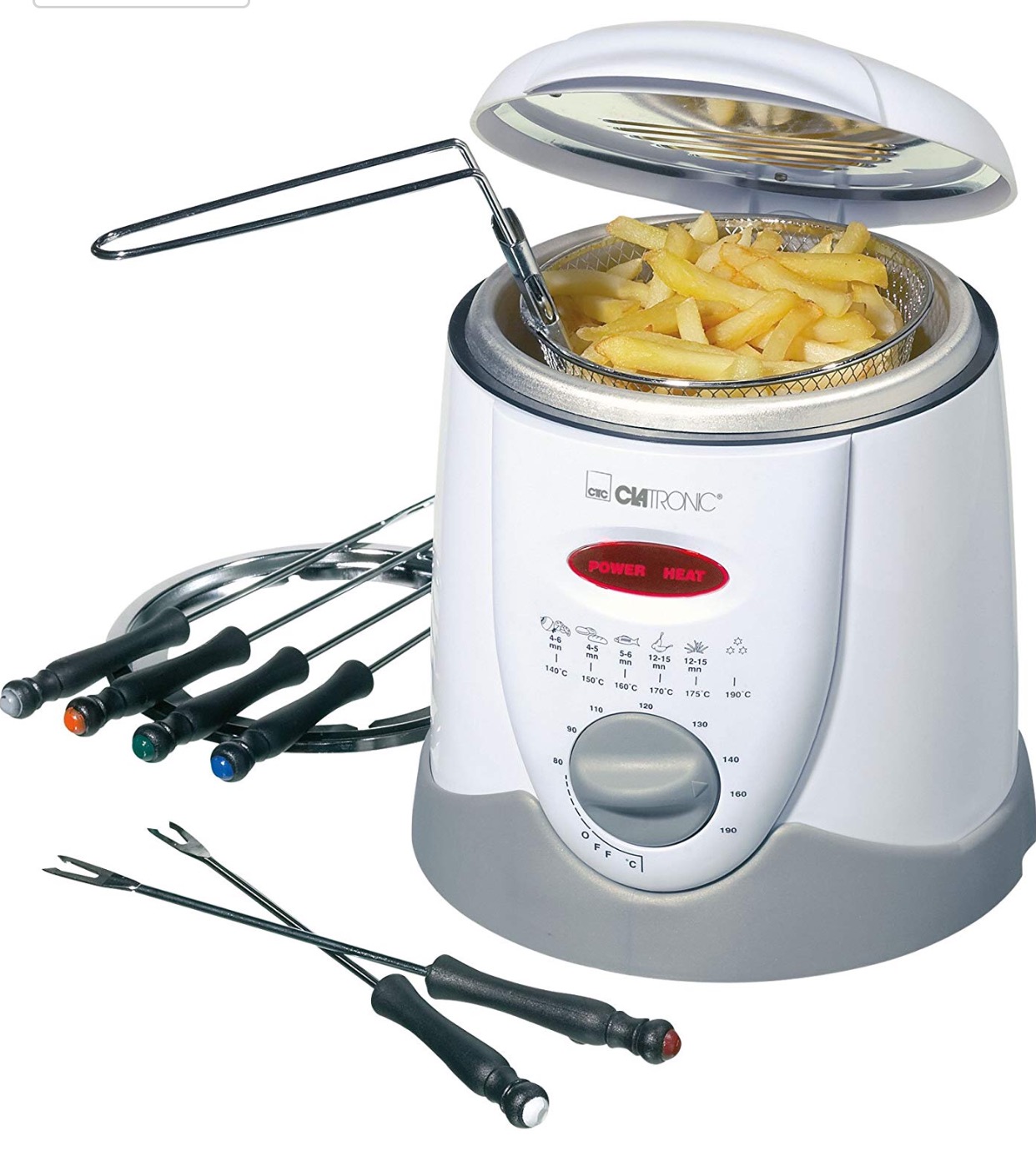 NỒI CHIÊN NGẬP DẦU MINI CLATRONIC 1 lít