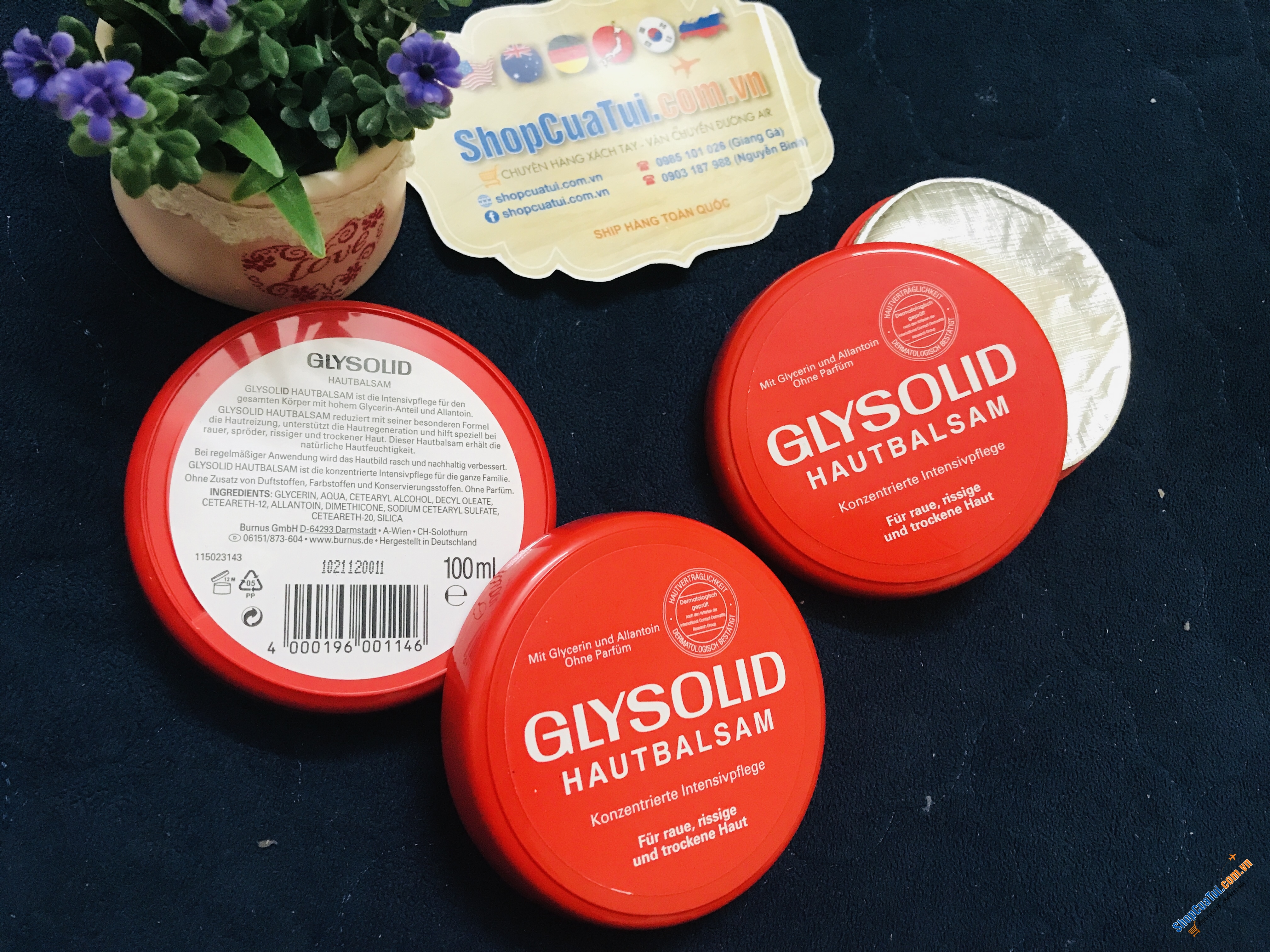 Kem nẻ - Kem chống nẻ Glysolid 100ml - Made in Germany