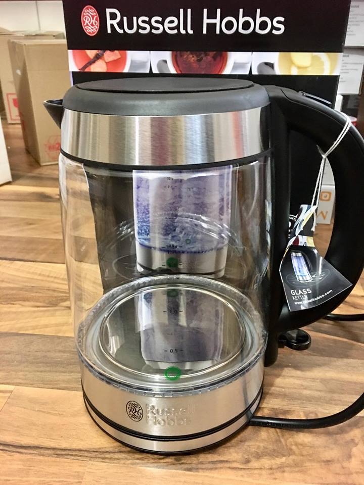 ẤM SIÊU TỐC THỦY TINH Russels Hobbs 1.7 lít