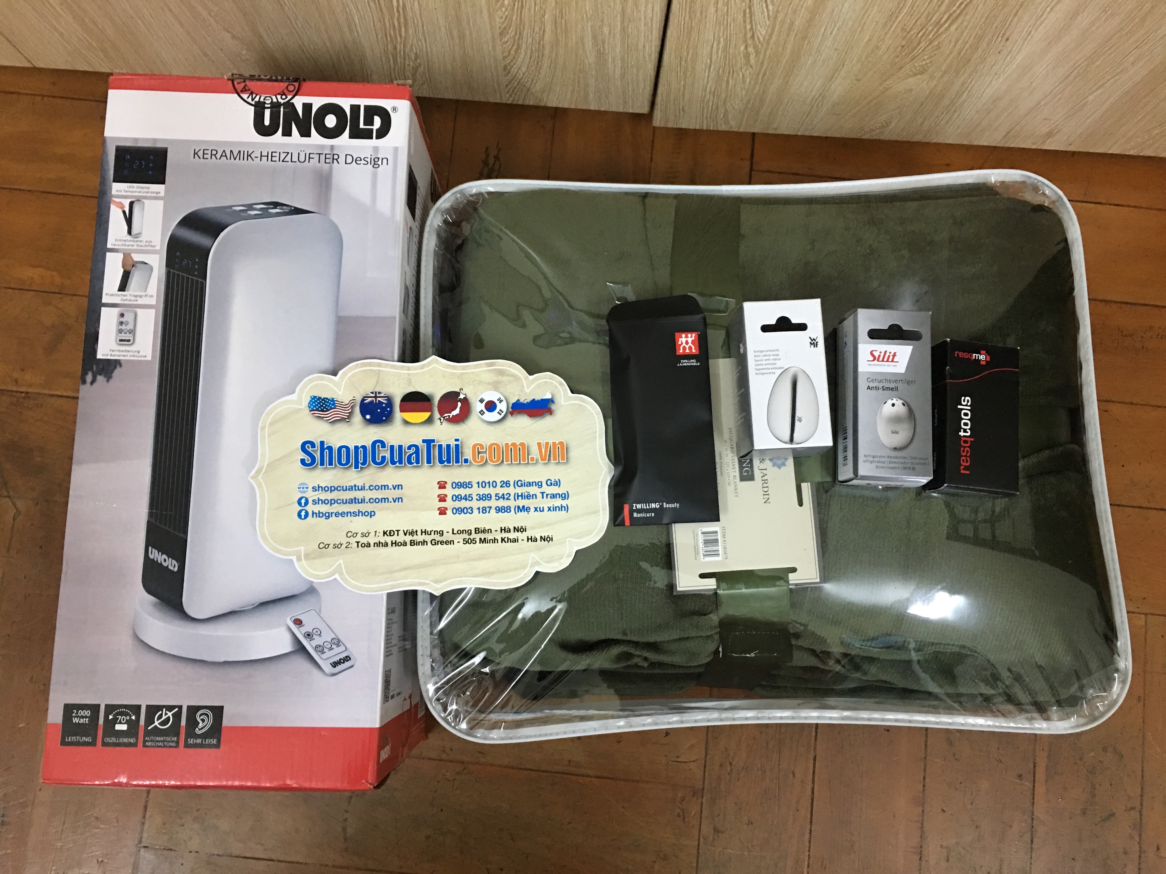 QUẠT SƯỞI GỐM UNOLD