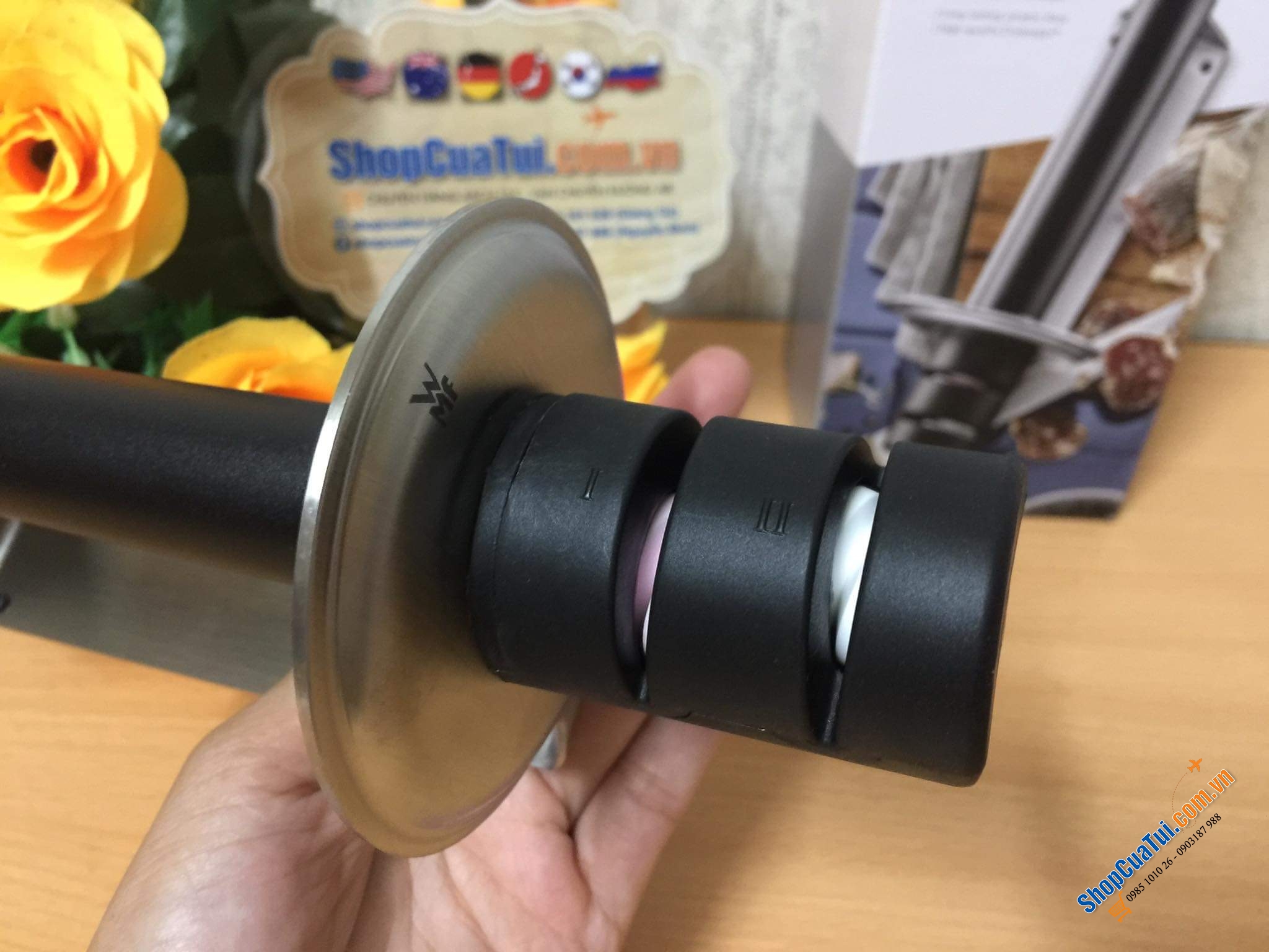 DỤNG CỤ MÀI DAO WMF GOURMET - NHẬP TẠI ĐỨC