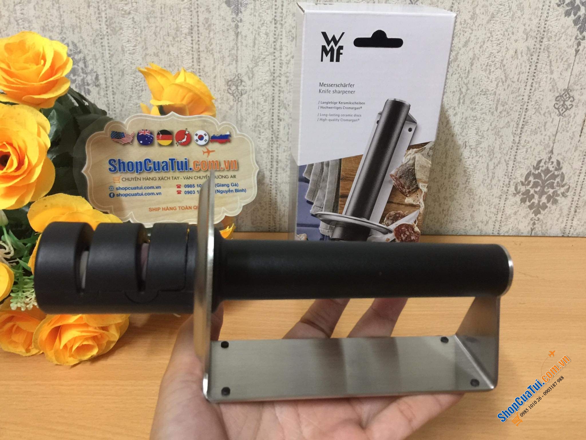DỤNG CỤ MÀI DAO WMF GOURMET - NHẬP TẠI ĐỨC