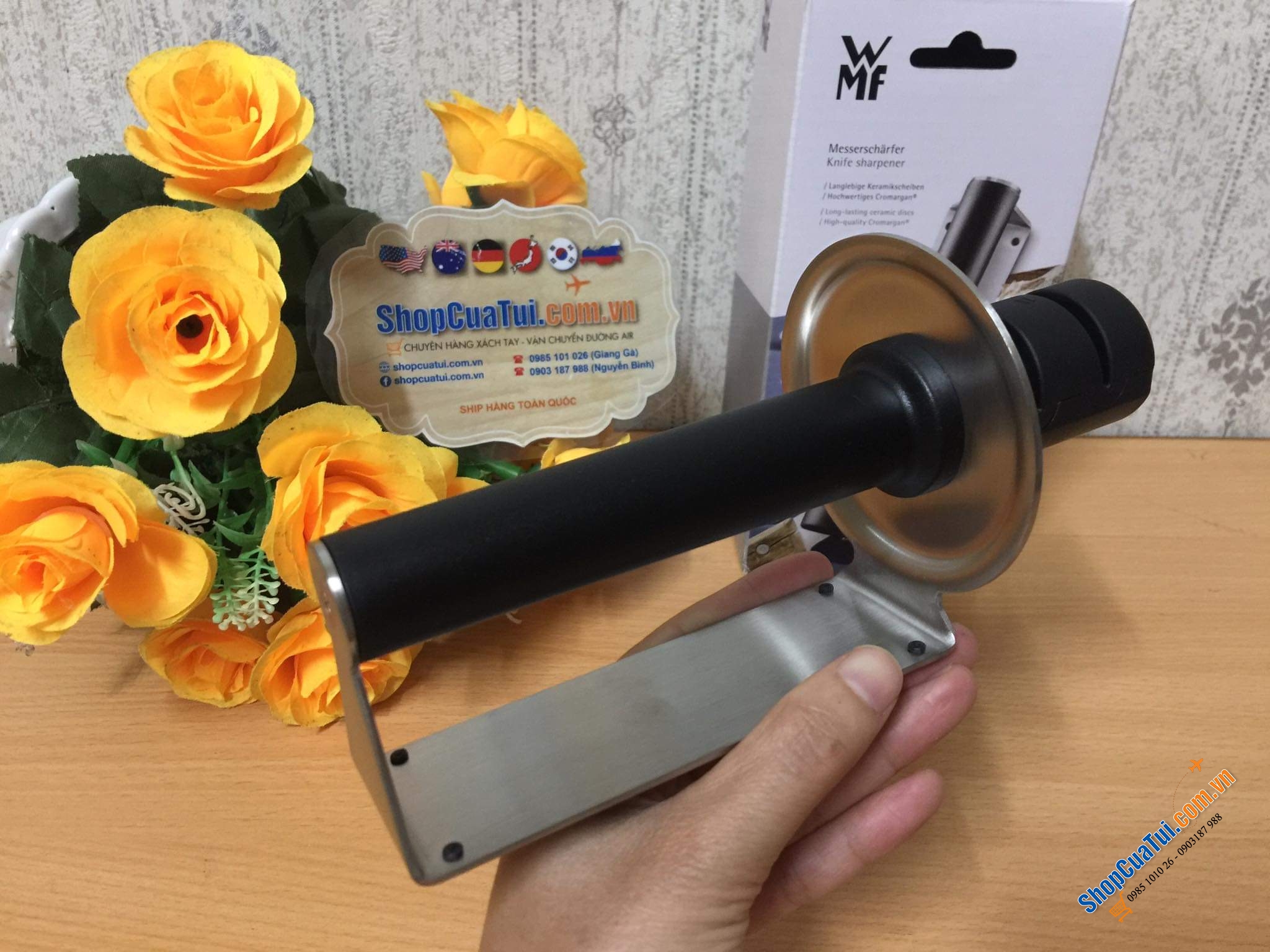 DỤNG CỤ MÀI DAO WMF GOURMET - NHẬP TẠI ĐỨC
