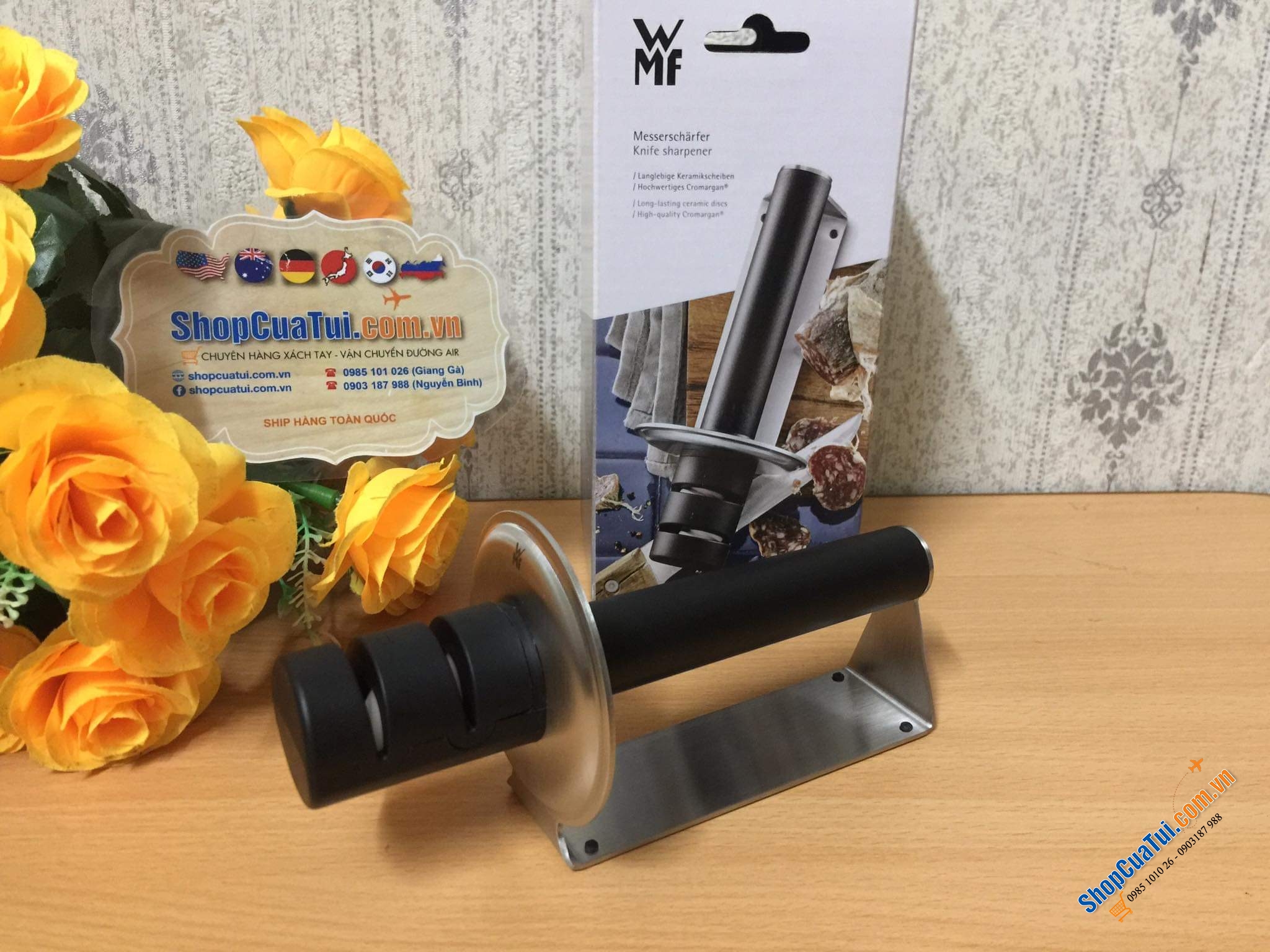 DỤNG CỤ MÀI DAO WMF GOURMET - NHẬP TẠI ĐỨC