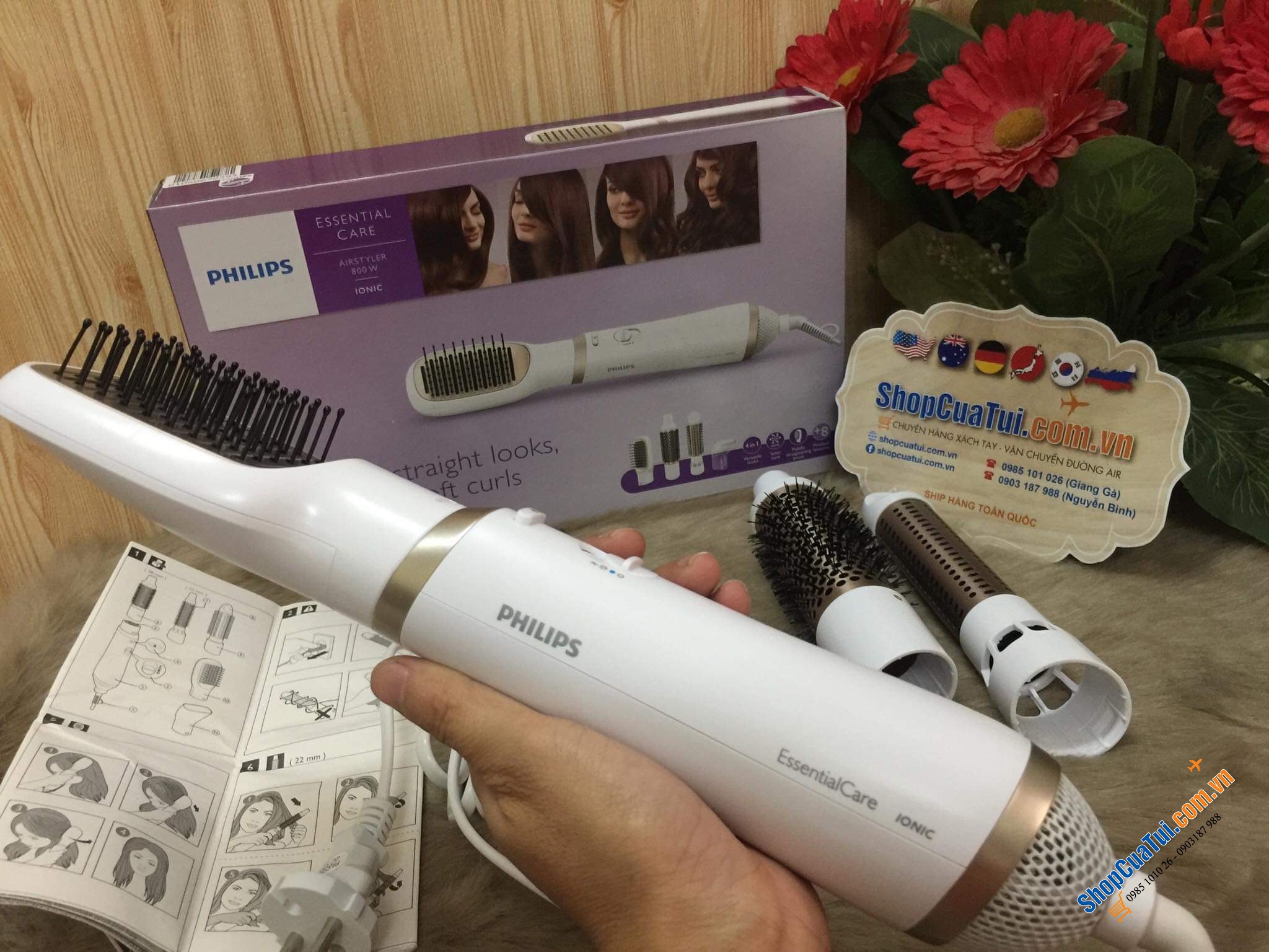 MÁY SẤY TÓC TẠO KIỂU PHILIPS HP8663