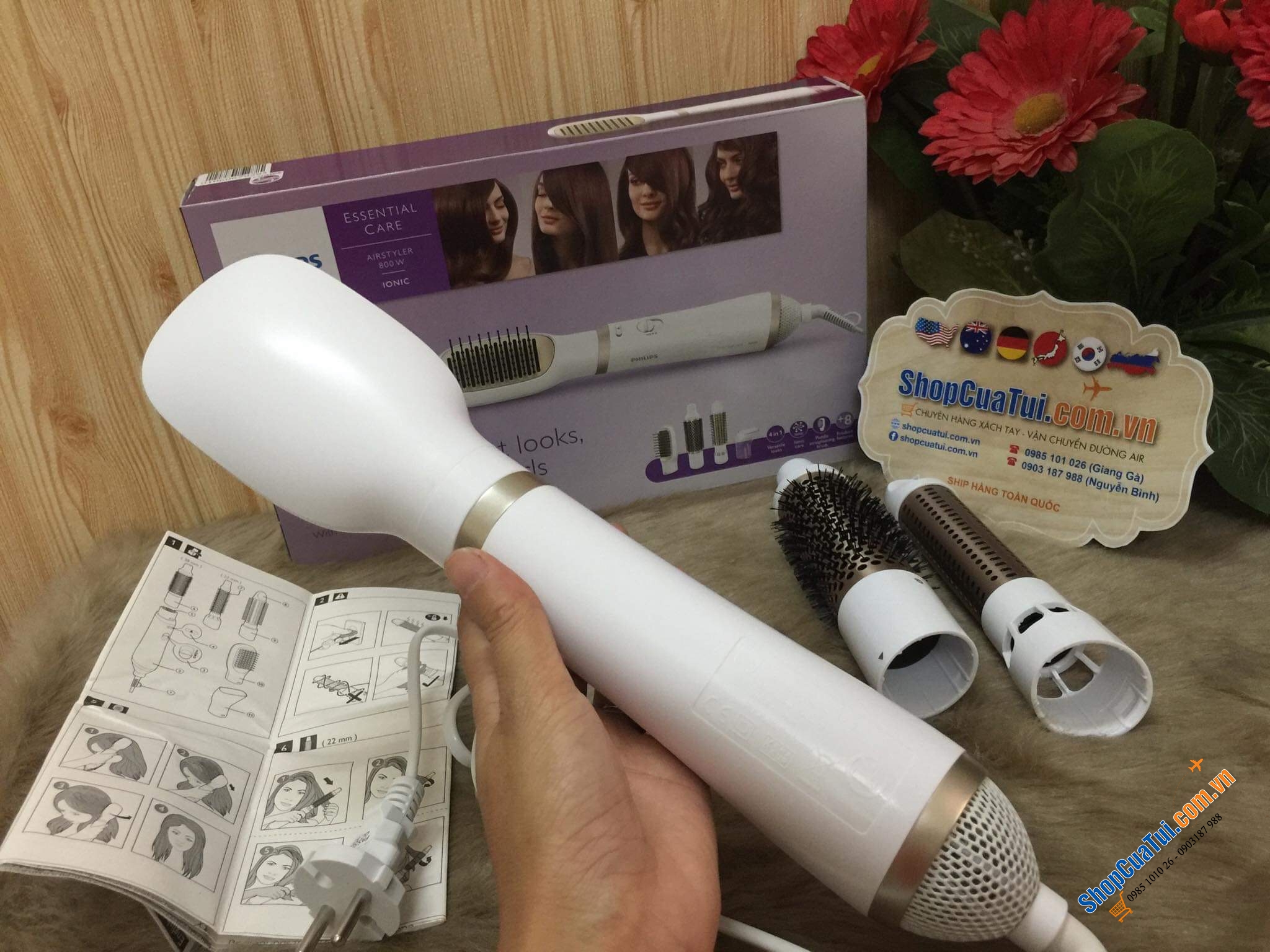 MÁY SẤY TÓC TẠO KIỂU PHILIPS HP8663