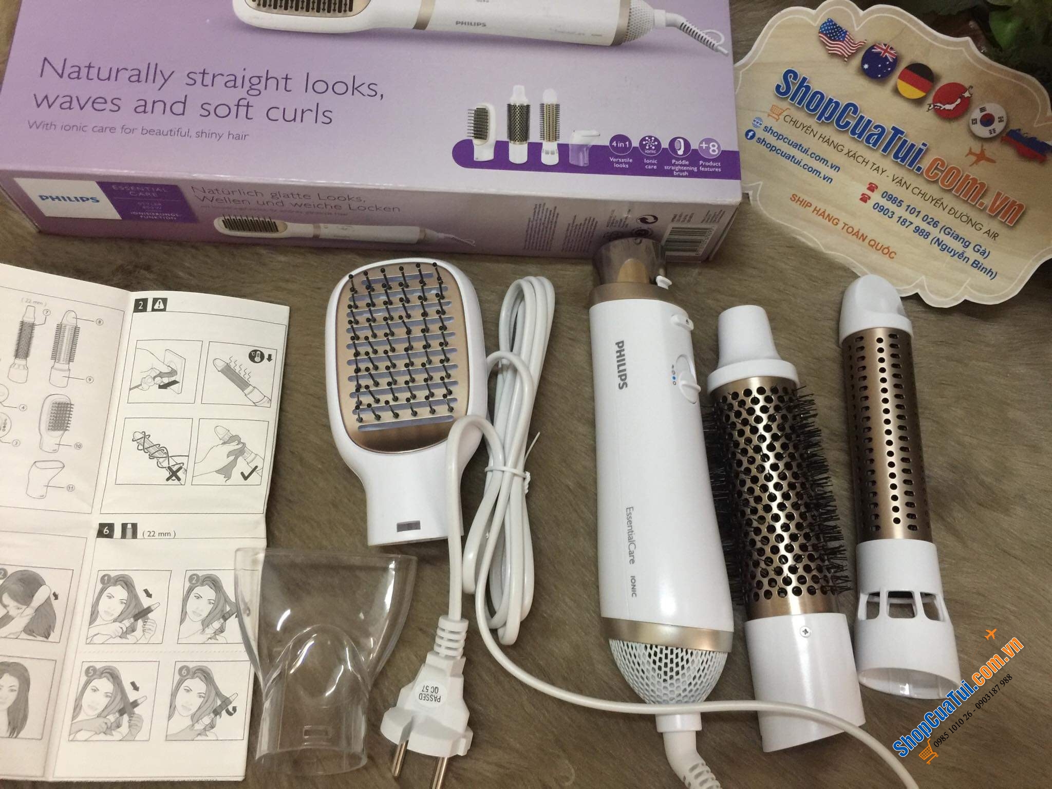 MÁY SẤY TÓC TẠO KIỂU PHILIPS HP8663