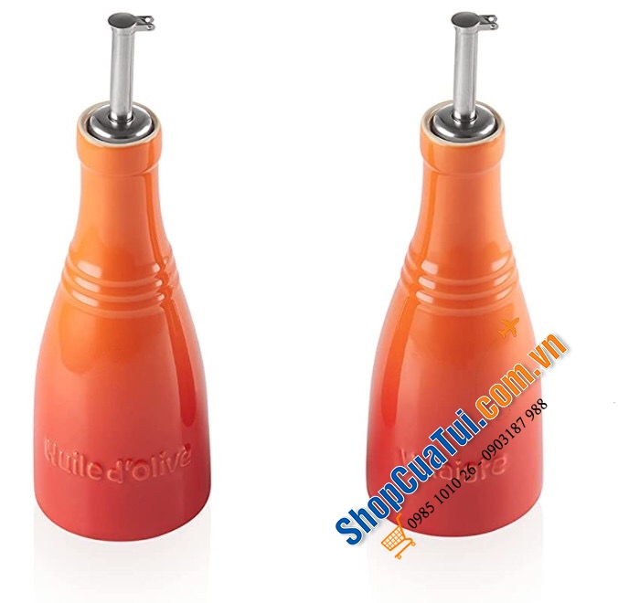 SET DẦU DẤM STAUB FRANCE - Màu đỏ cherry, màu cam