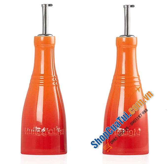 SET DẦU DẤM STAUB FRANCE - Màu đỏ cherry, màu cam