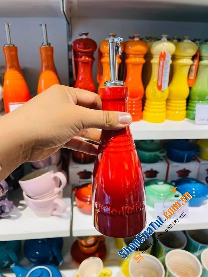 SET DẦU DẤM STAUB FRANCE - Màu đỏ cherry, màu cam