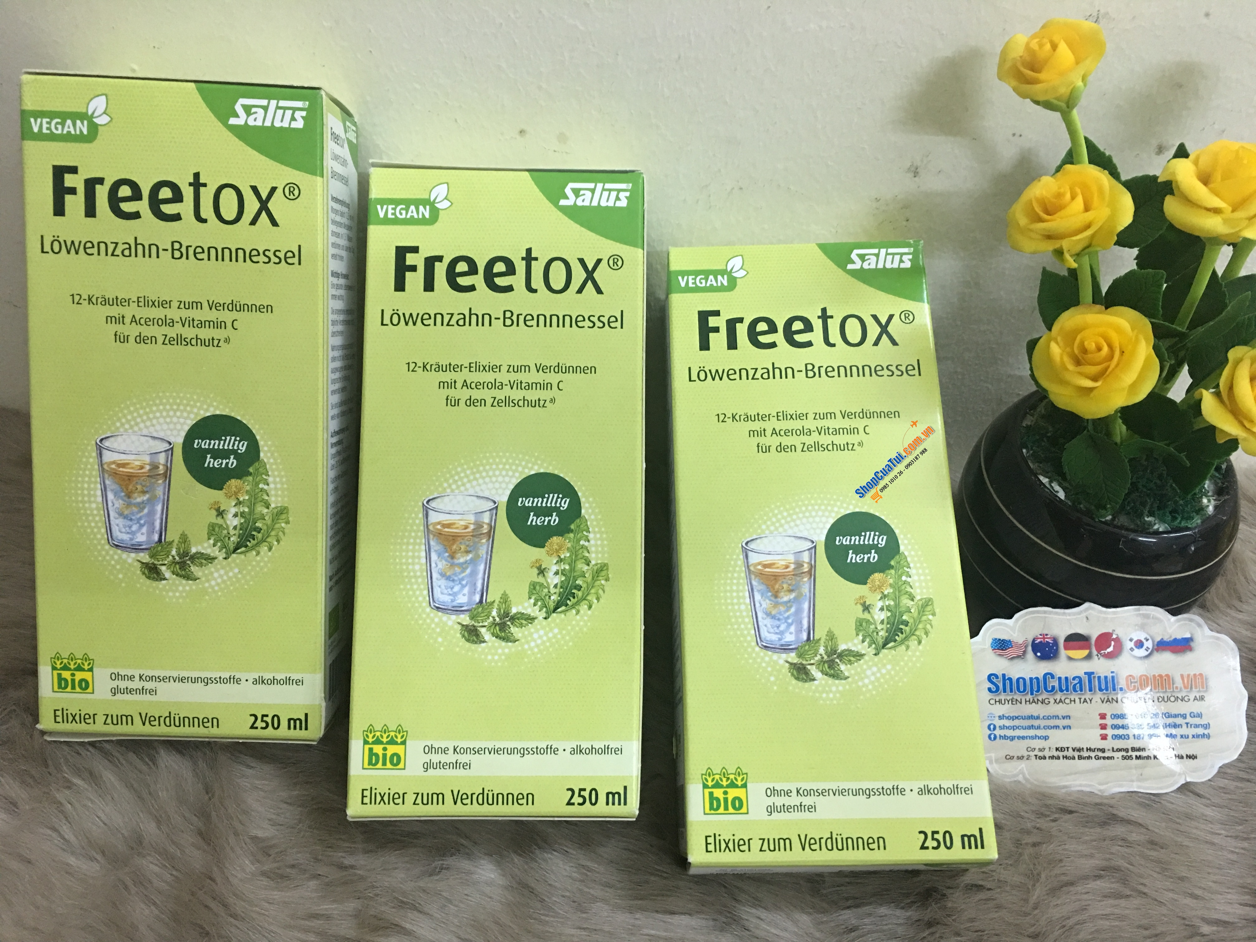 Thải độc cơ thể FREETOX Löwenzahn-Brennessel