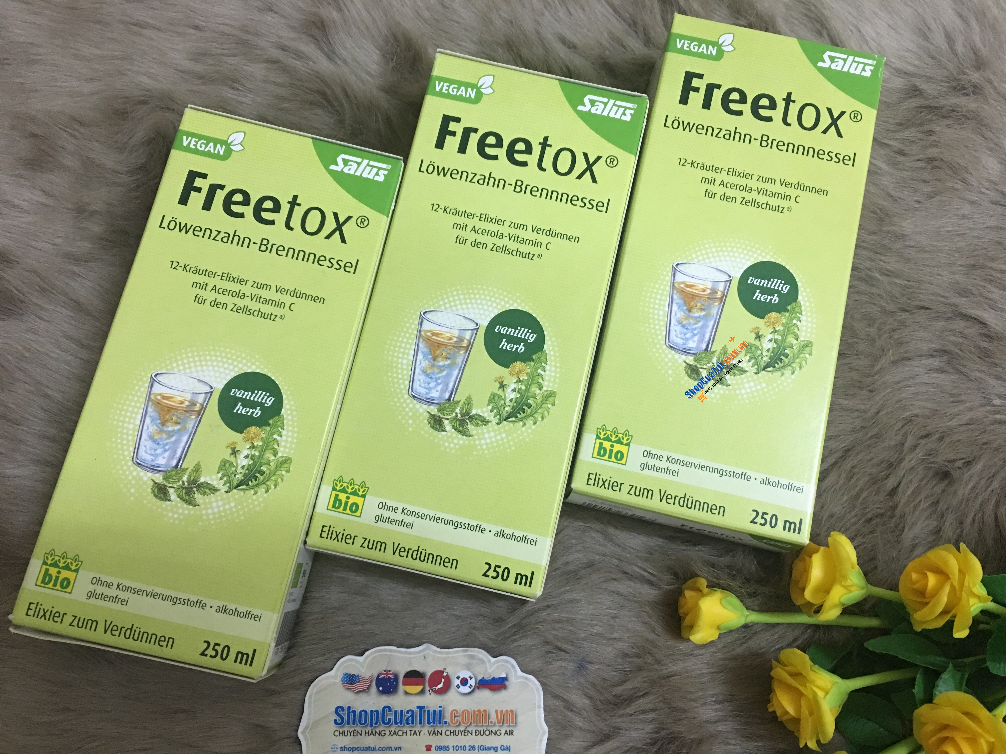 Thải độc cơ thể FREETOX Löwenzahn-Brennessel