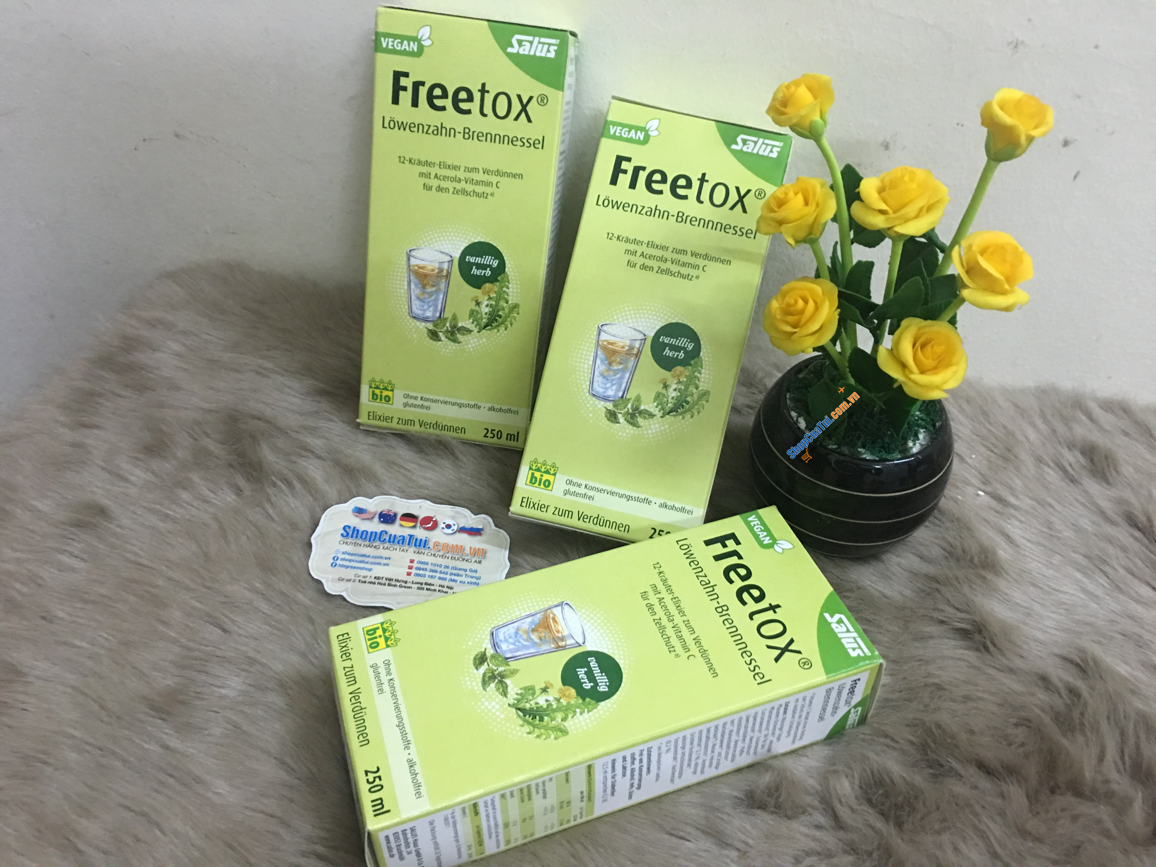 Thải độc cơ thể FREETOX Löwenzahn-Brennessel