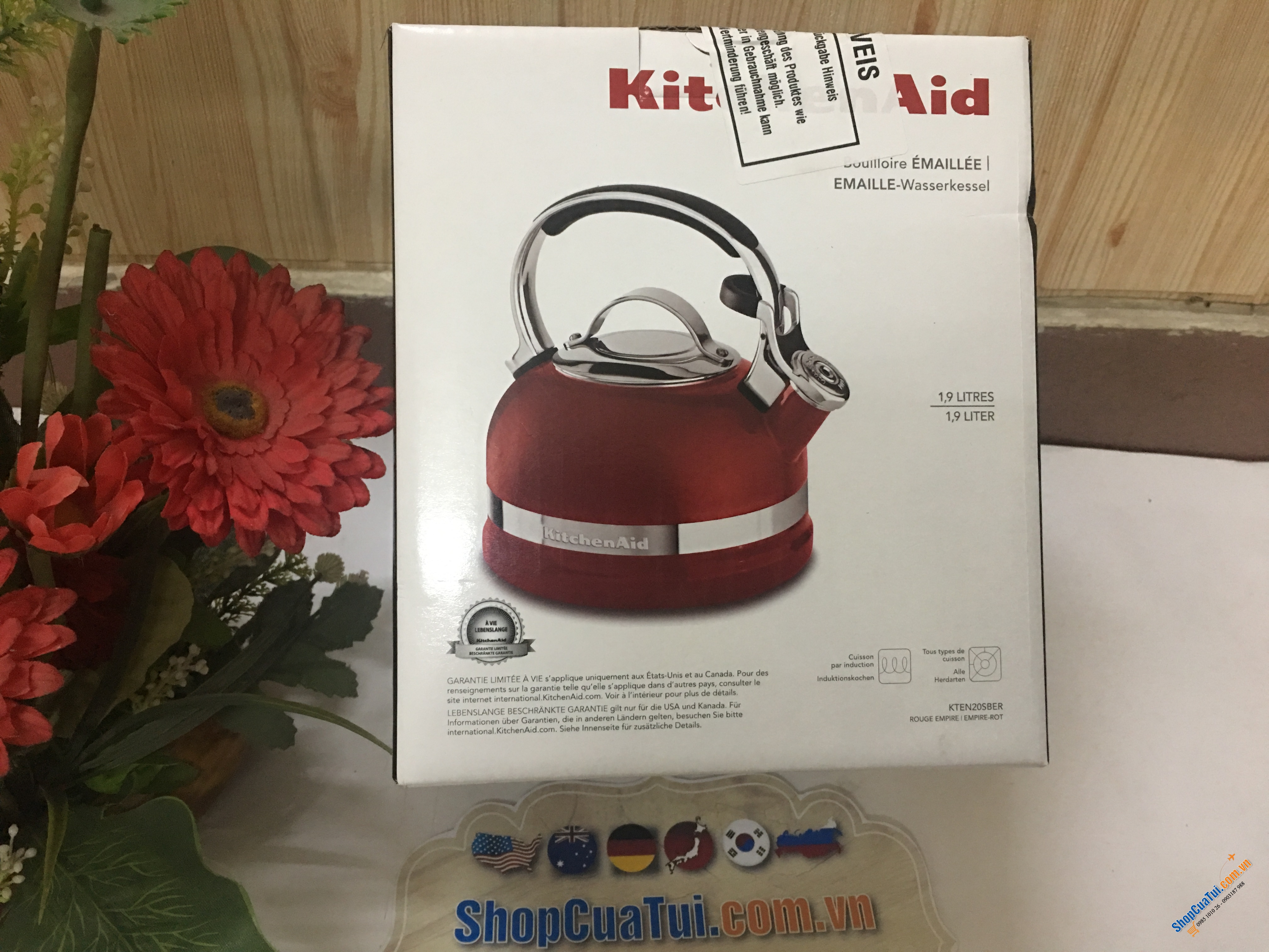 Ấm đun nước Kitchenaid 1,9 lít