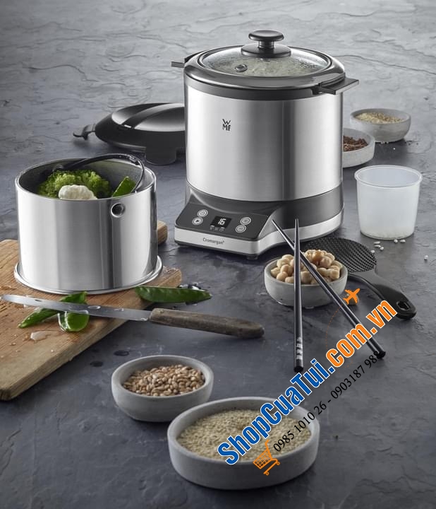 Nồi cơm điện nhỏ xinh WMF Dung tích 1l, nấu được khoảng 250gr gạo