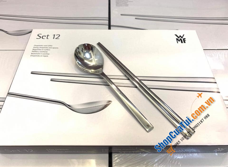 Set đũa thìa inox của WMF 6 người ăn