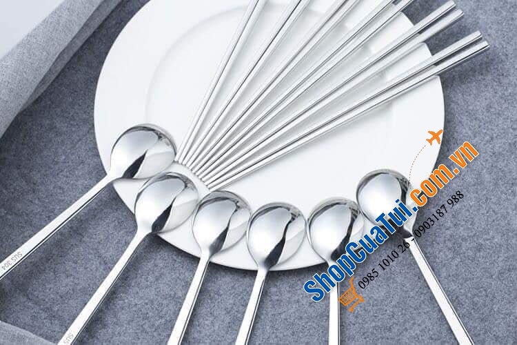 Set đũa thìa inox của WMF 6 người ăn