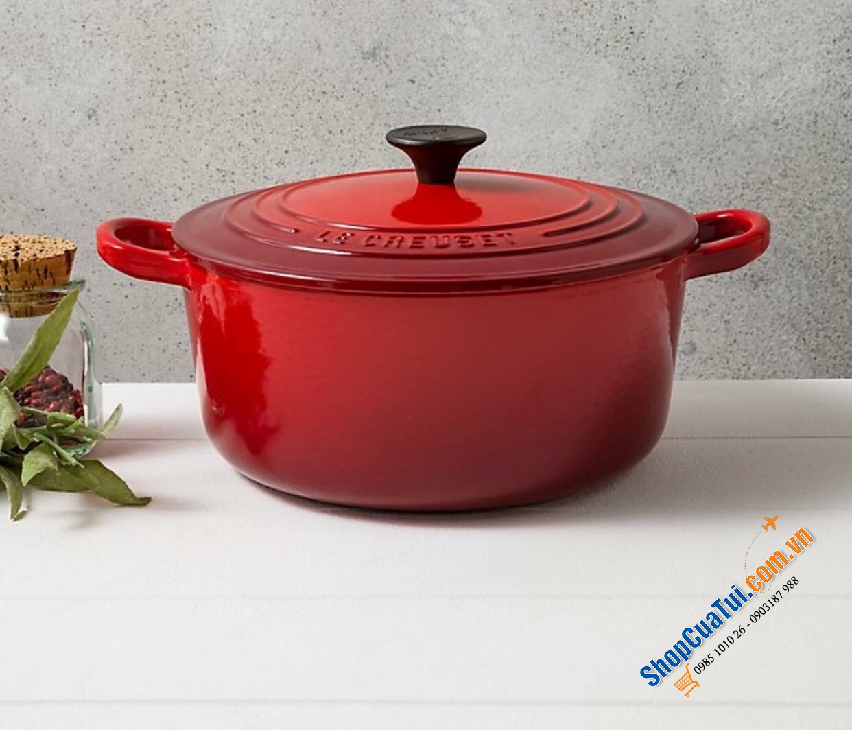 NỒI Le Creuset sz 22 cm - Sắc đỏ nổi bật
